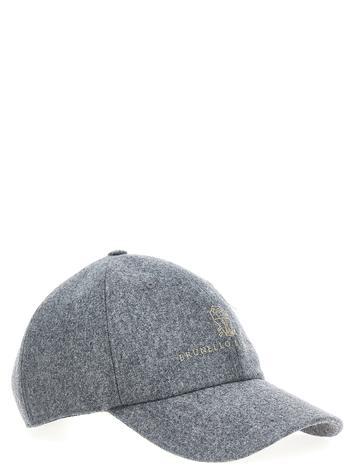 Brunello Cucinelli Men Logo Embroidery Cap BRUNELLO CUCINELLI