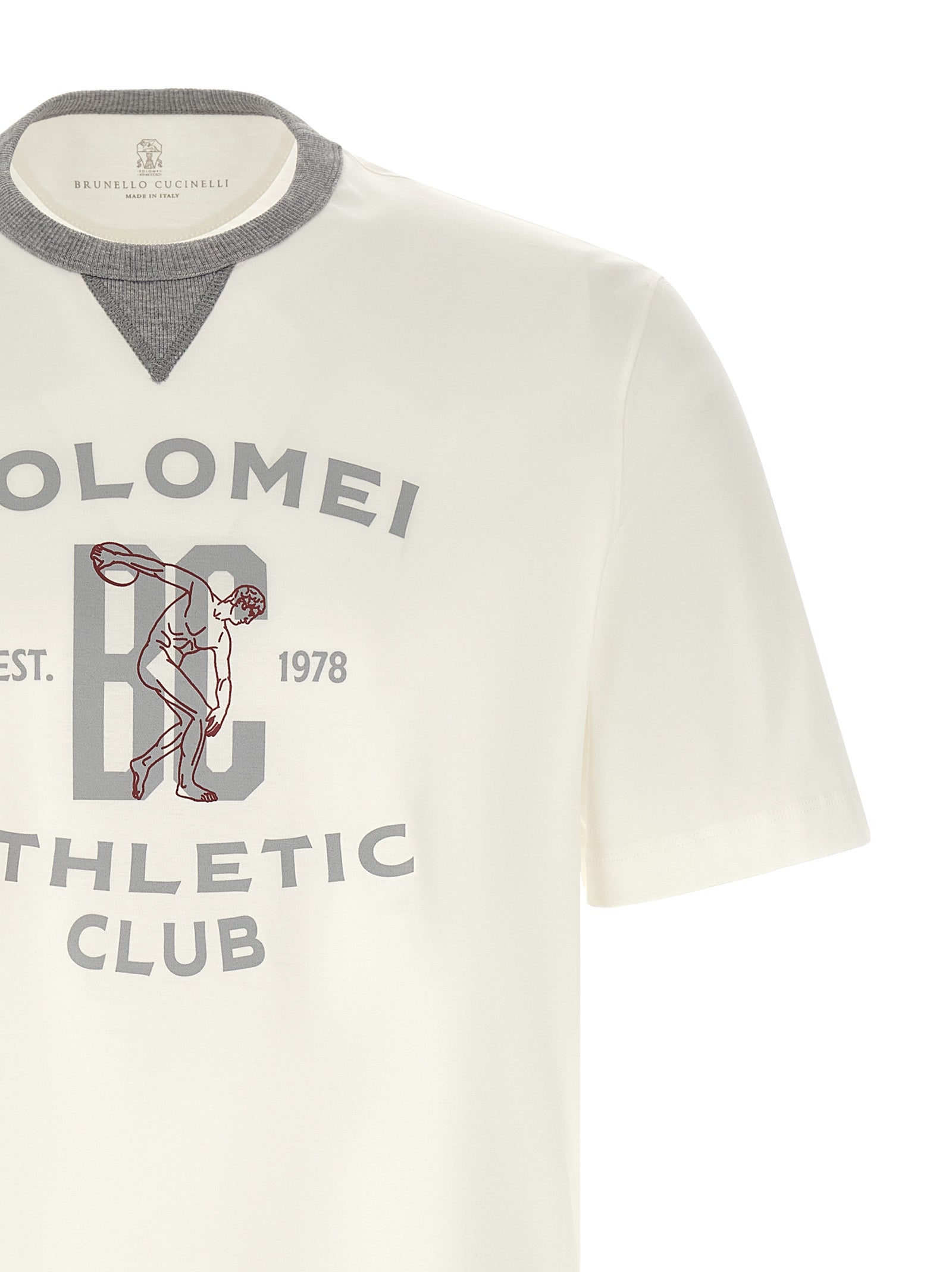 Brunello Cucinelli Men Printed T-Shirt BRUNELLO CUCINELLI