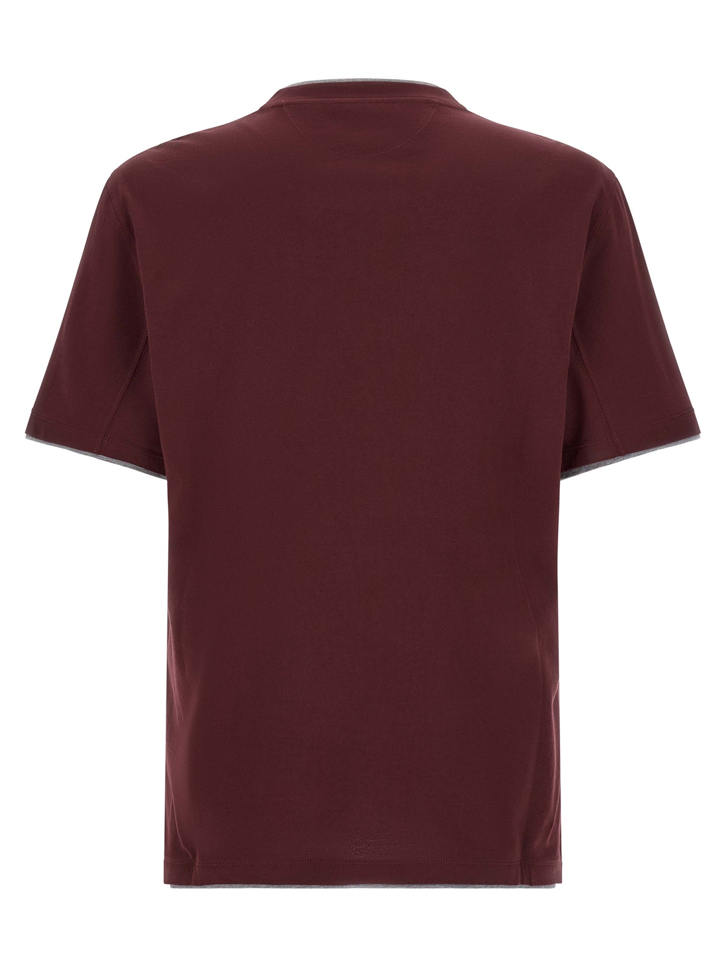 Brunello Cucinelli Men Double Layer T-Shirt BRUNELLO CUCINELLI