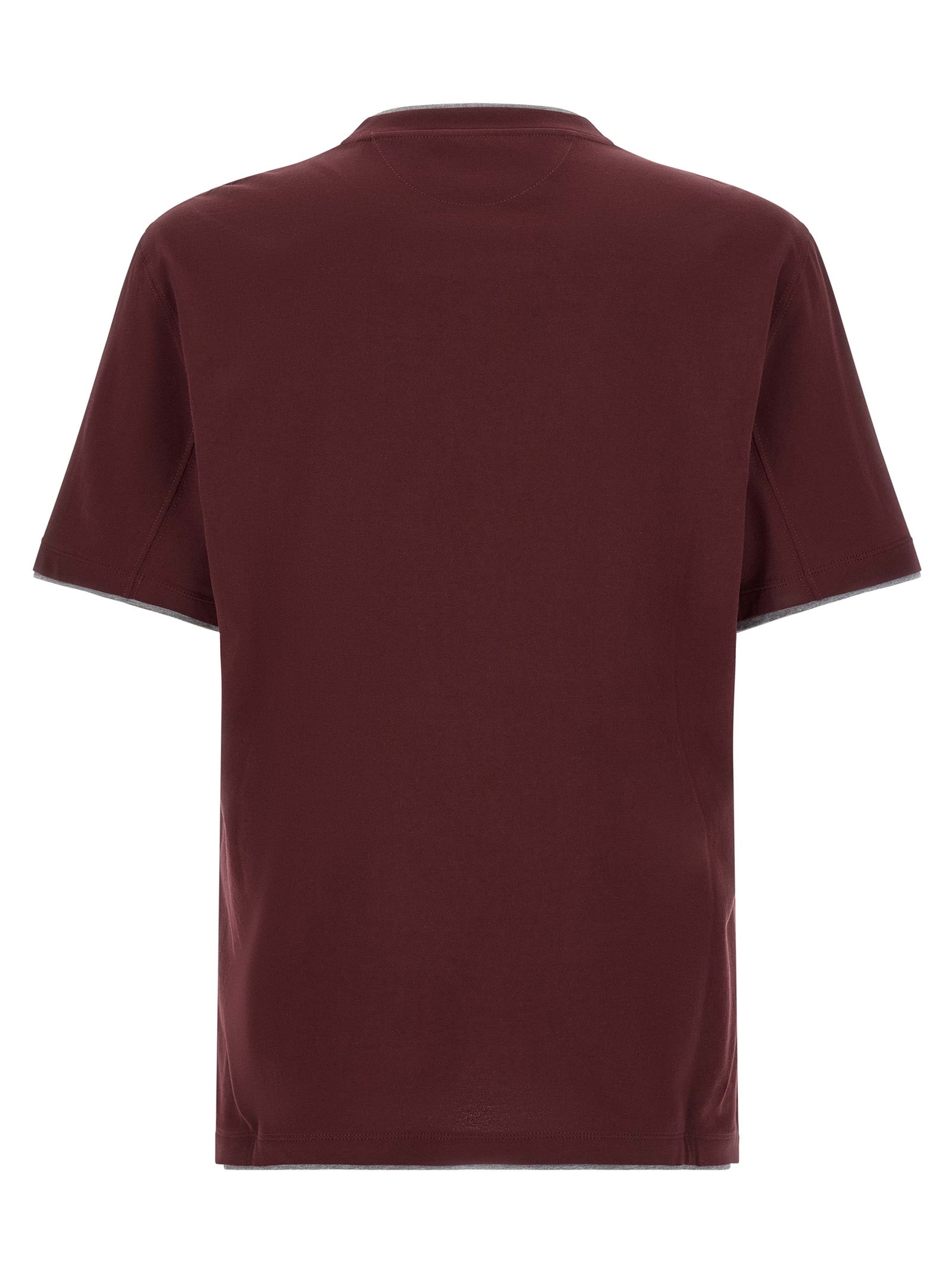 Brunello Cucinelli Men Double Layer T-Shirt BRUNELLO CUCINELLI