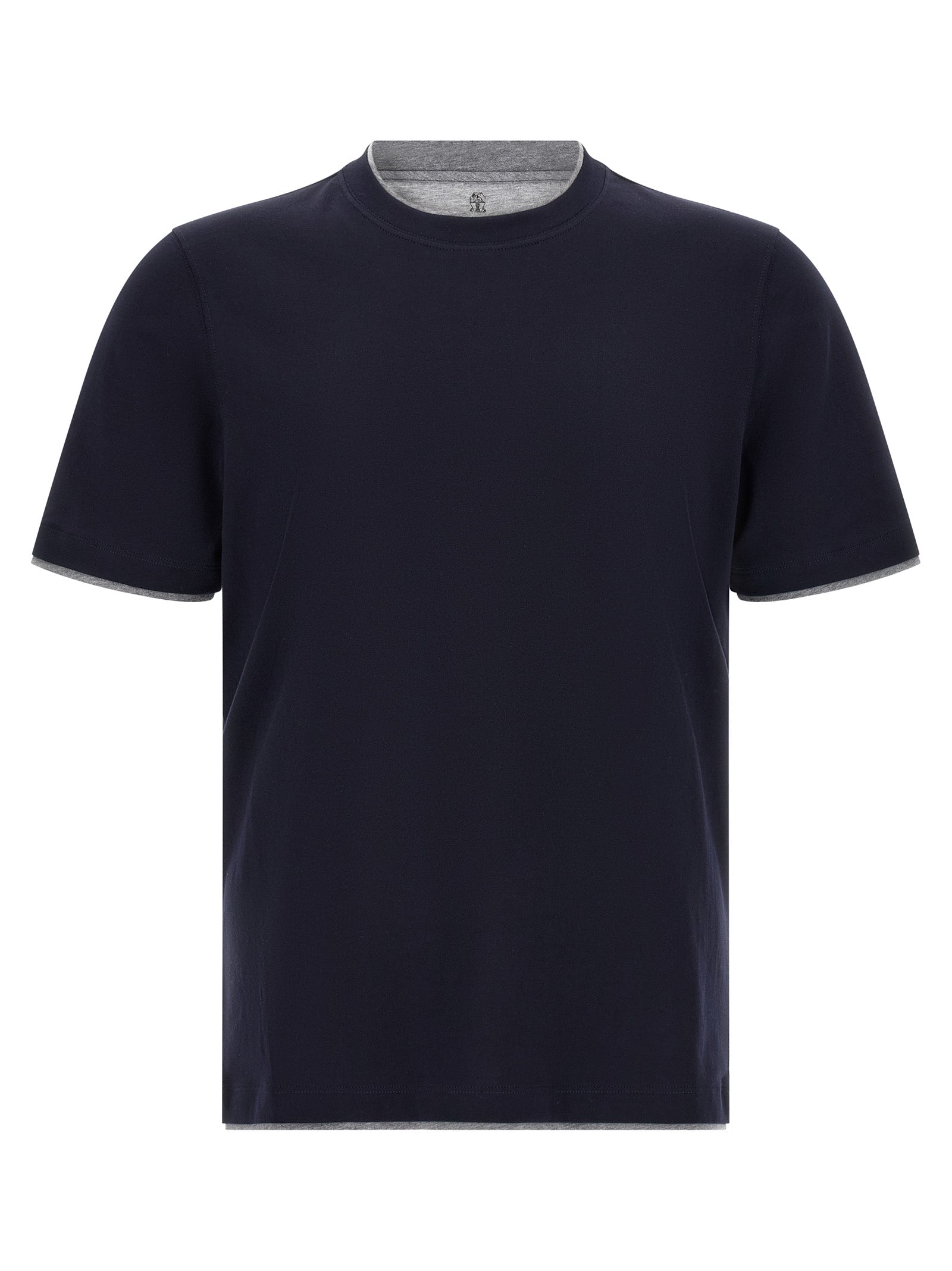 Brunello Cucinelli Men Double Layer T-Shirt BRUNELLO CUCINELLI