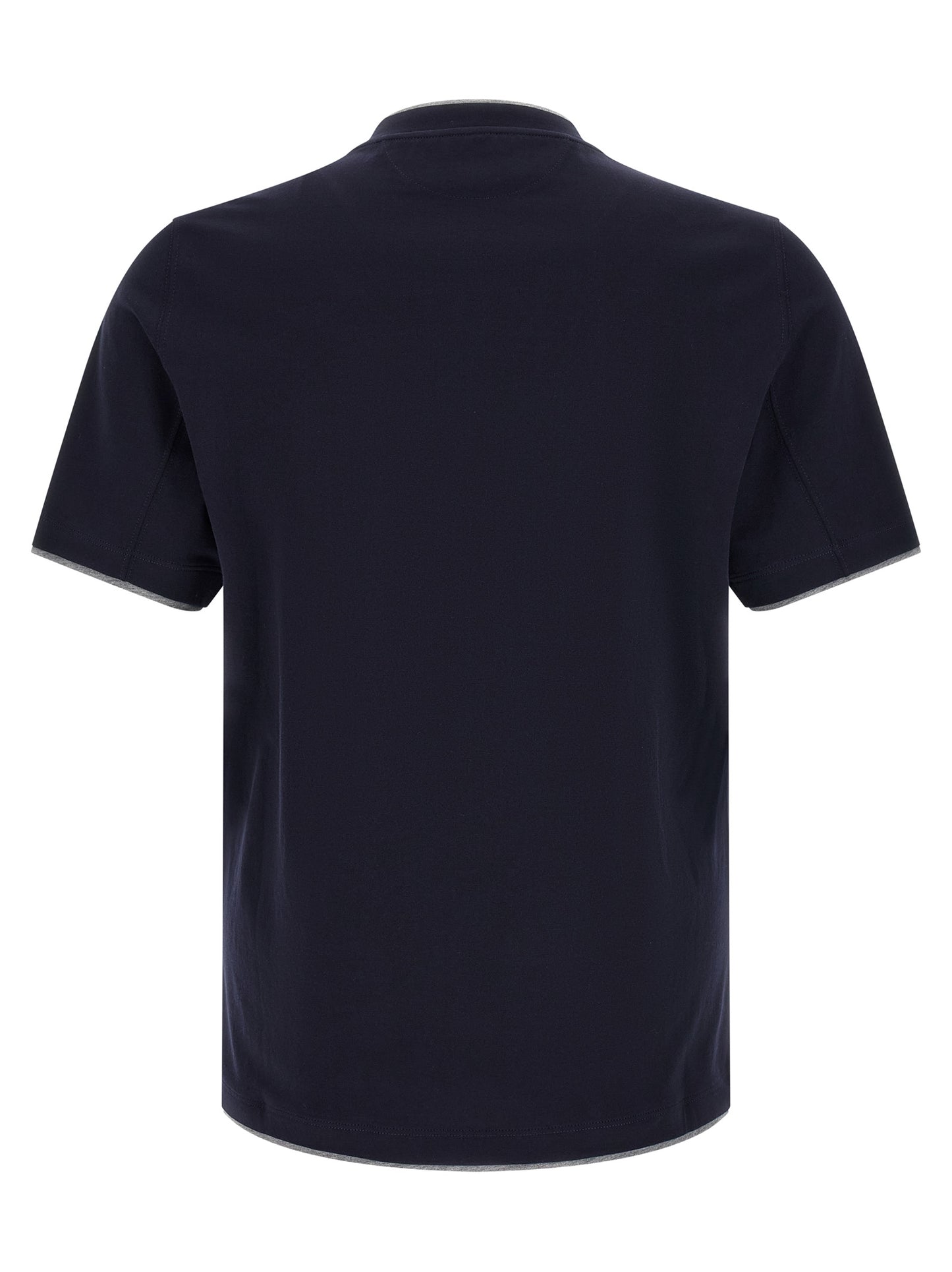 Brunello Cucinelli Men Double Layer T-Shirt BRUNELLO CUCINELLI