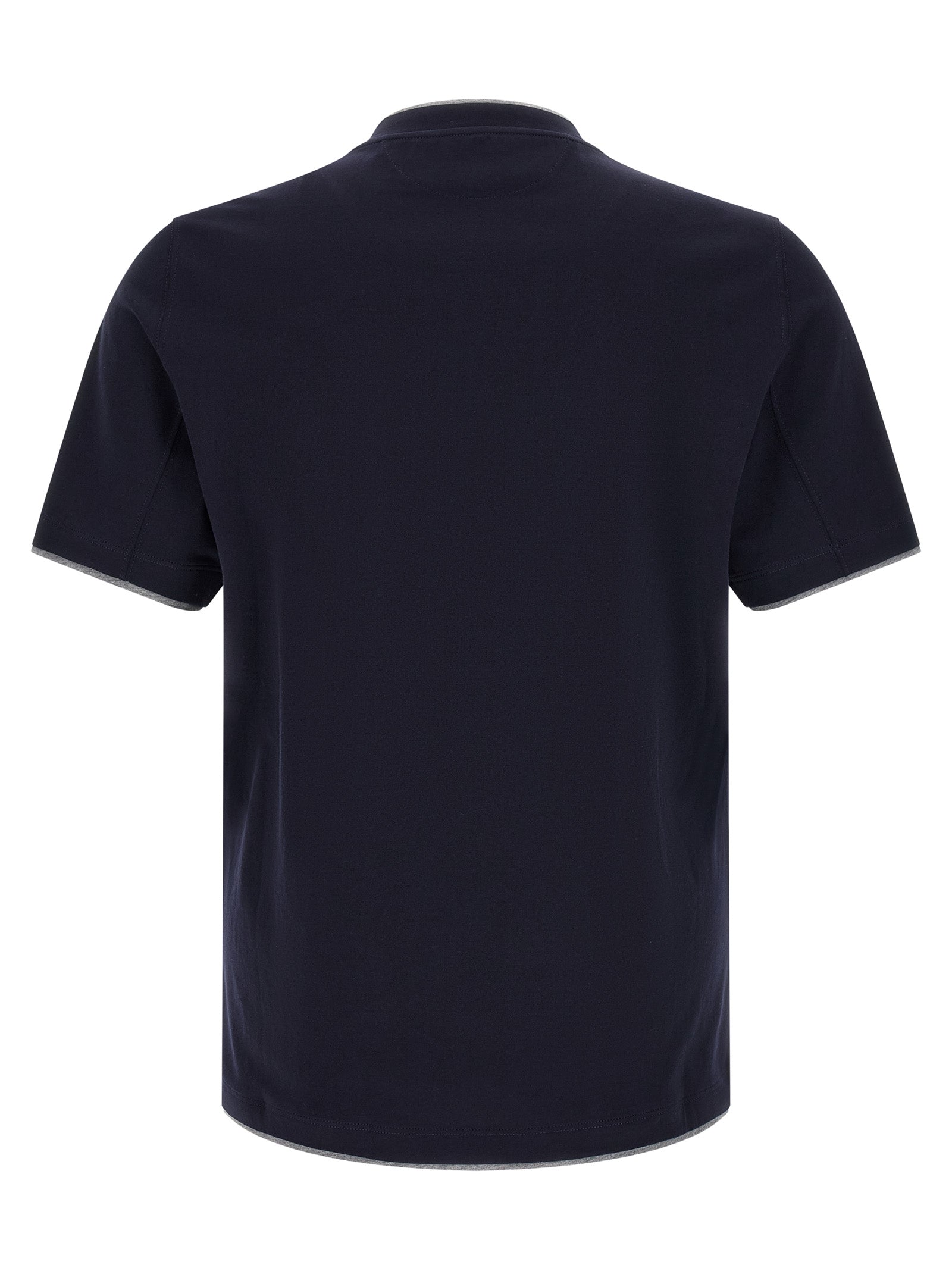 Brunello Cucinelli Men Double Layer T-Shirt BRUNELLO CUCINELLI