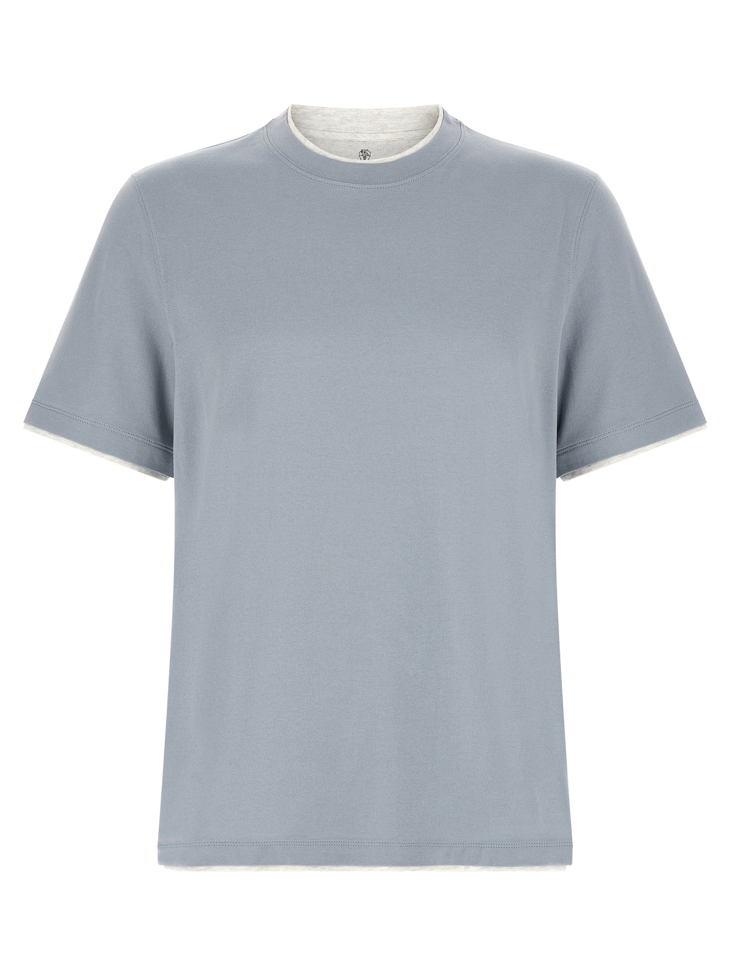 Brunello Cucinelli Men Double Layer T-Shirt BRUNELLO CUCINELLI
