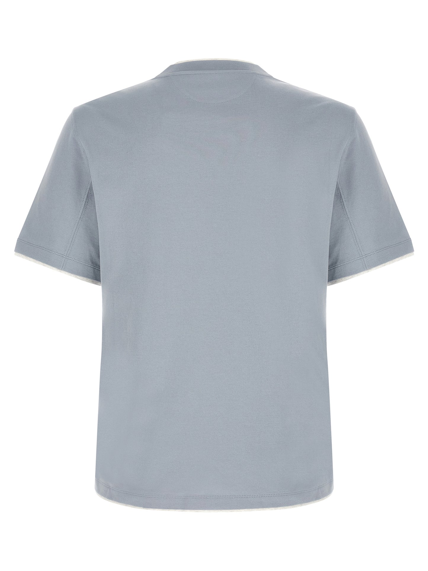 Brunello Cucinelli Men Double Layer T-Shirt BRUNELLO CUCINELLI