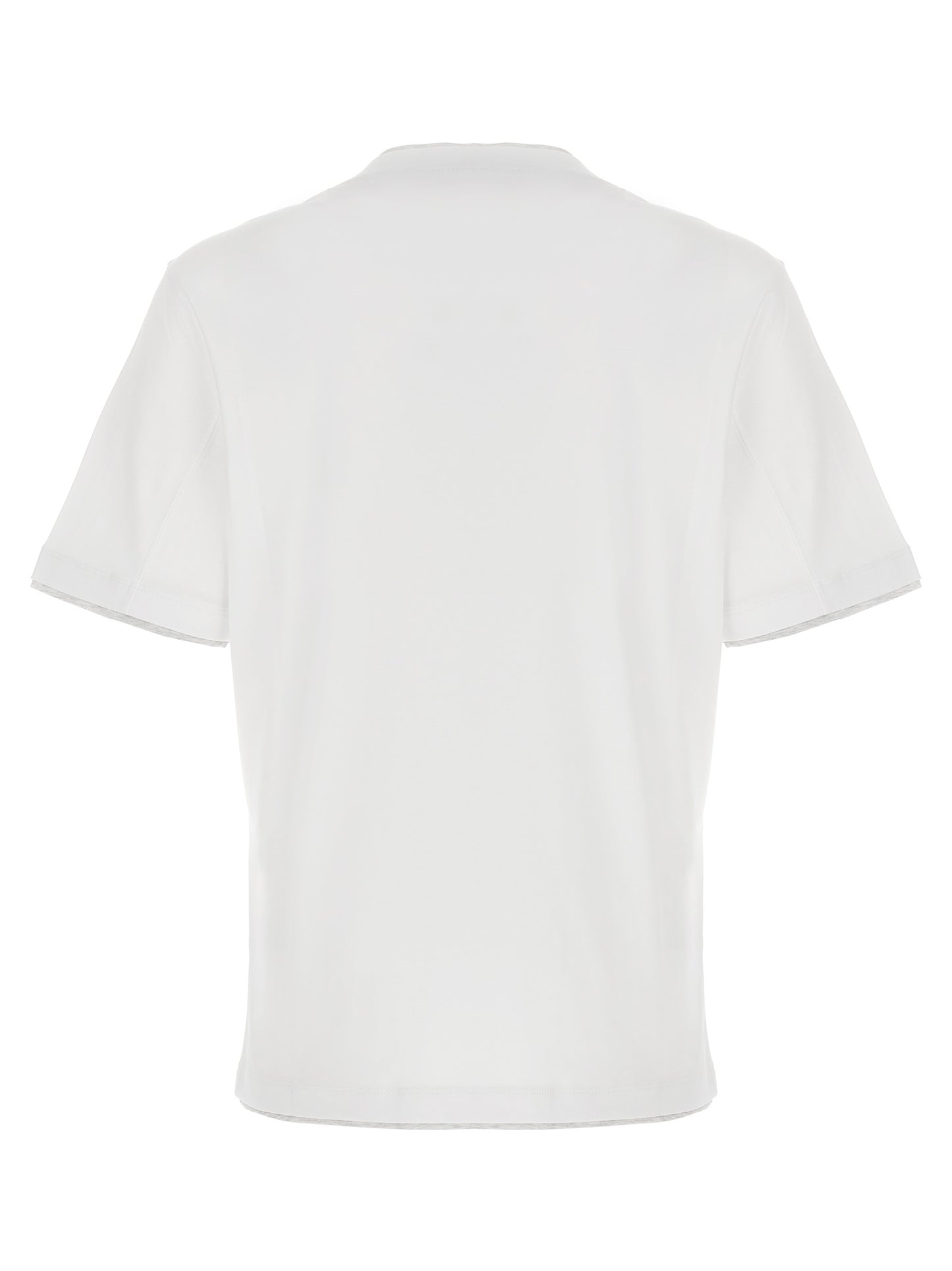 Brunello Cucinelli Men Double Layer T-Shirt BRUNELLO CUCINELLI