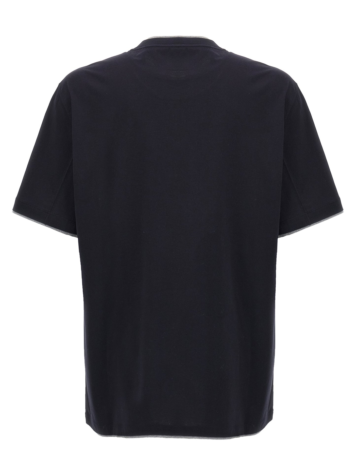 Brunello Cucinelli Men Double Layer T-Shirt BRUNELLO CUCINELLI