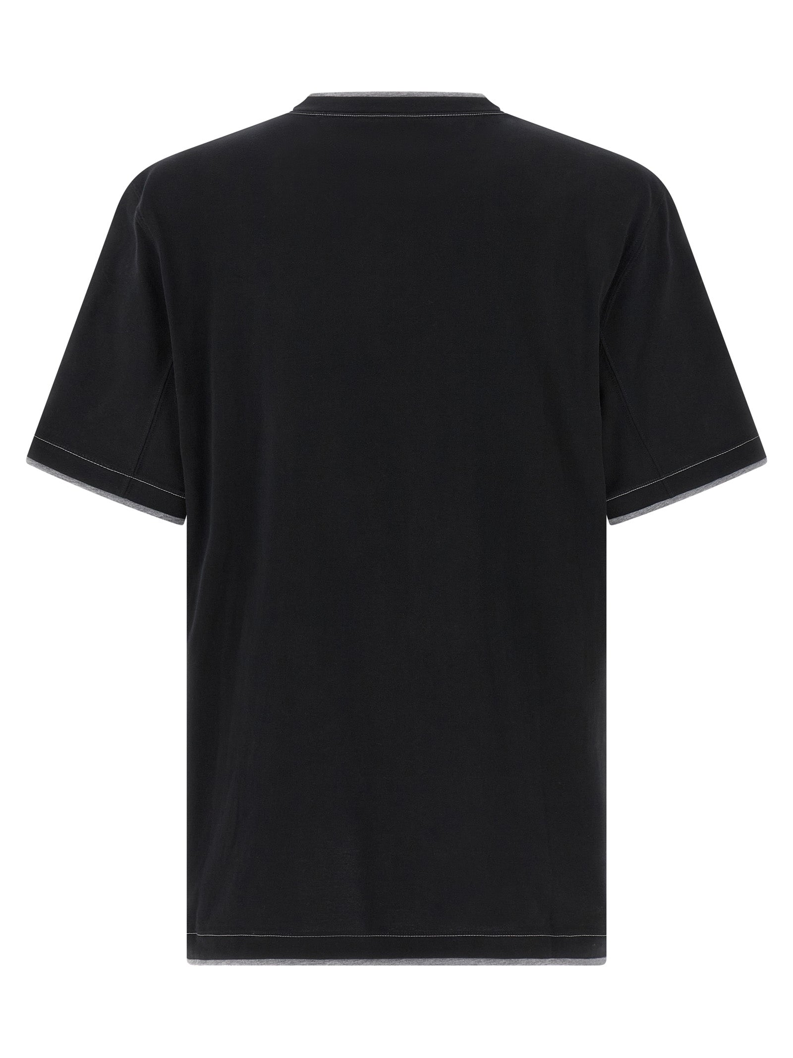 Brunello Cucinelli Men Double Layer T-Shirt BRUNELLO CUCINELLI