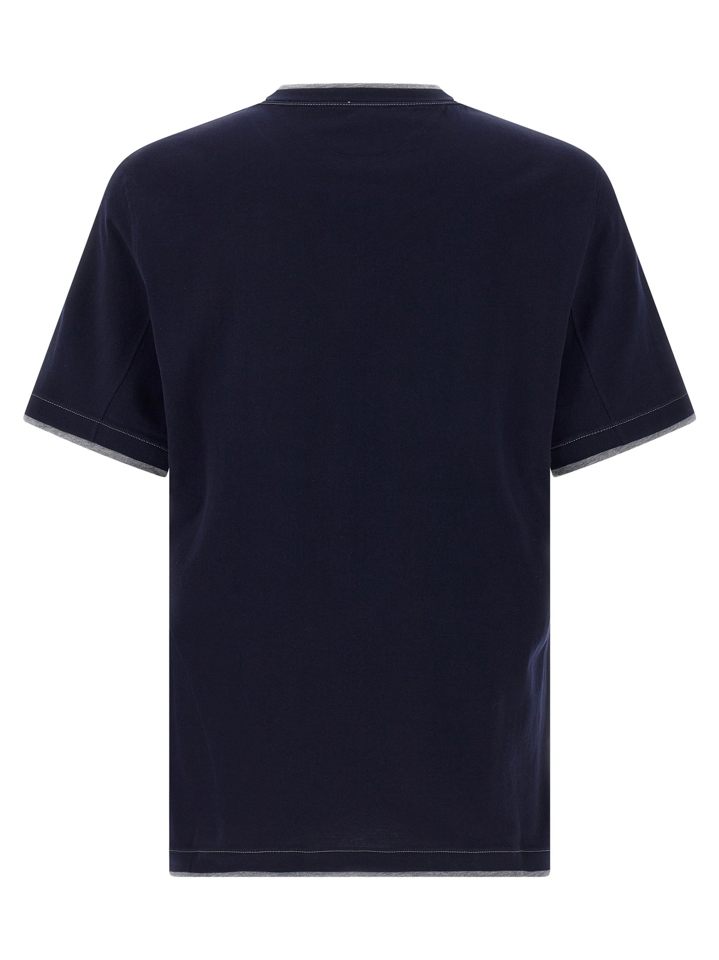 Brunello Cucinelli Men Double Layer T-Shirt BRUNELLO CUCINELLI