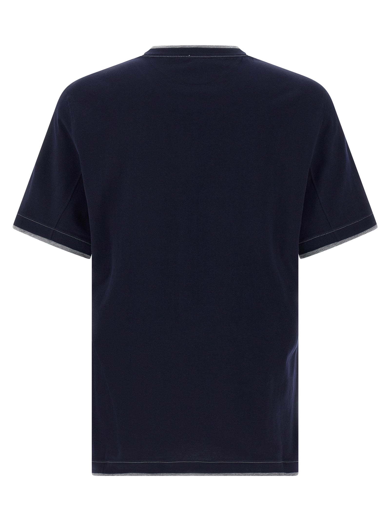 Brunello Cucinelli Men Double Layer T-Shirt BRUNELLO CUCINELLI
