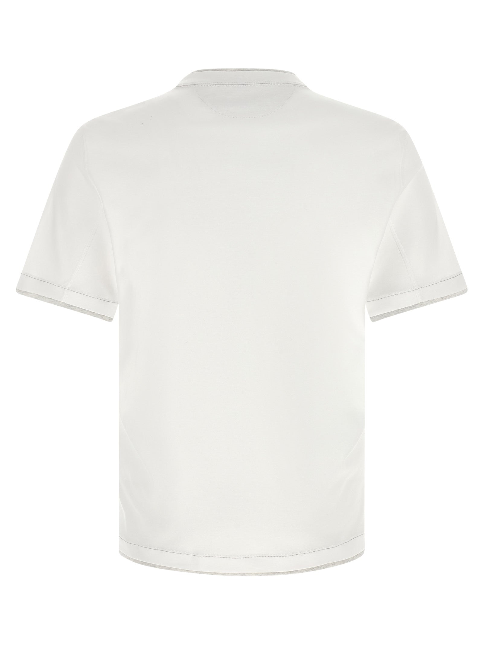 Brunello Cucinelli Men Double Layer T-Shirt BRUNELLO CUCINELLI