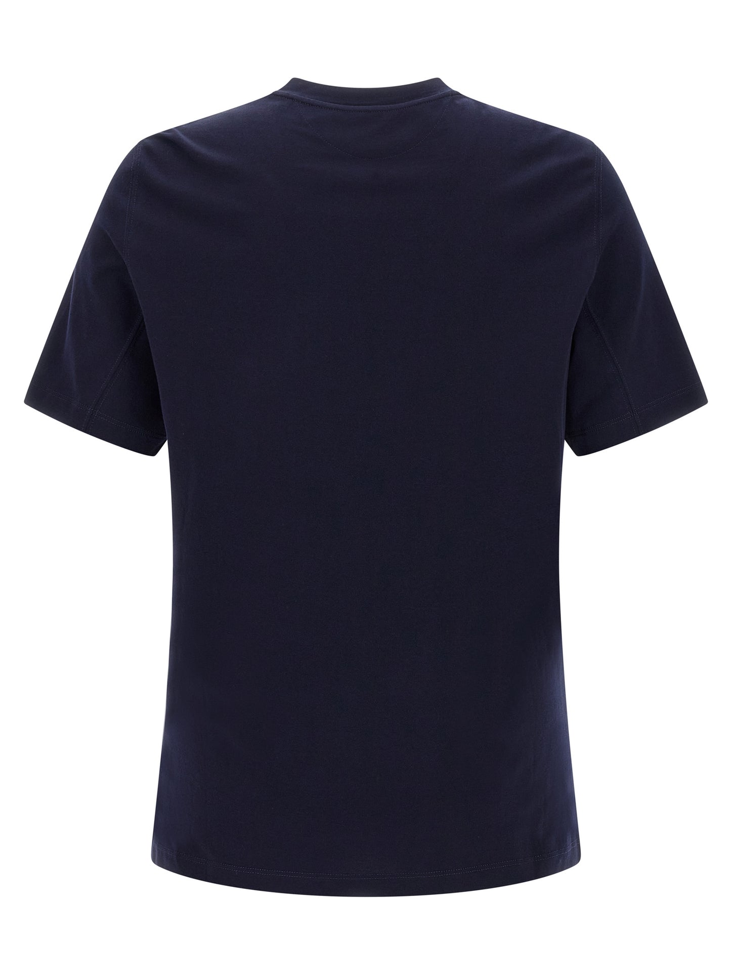 Brunello Cucinelli Men Logo Print T-Shirt BRUNELLO CUCINELLI
