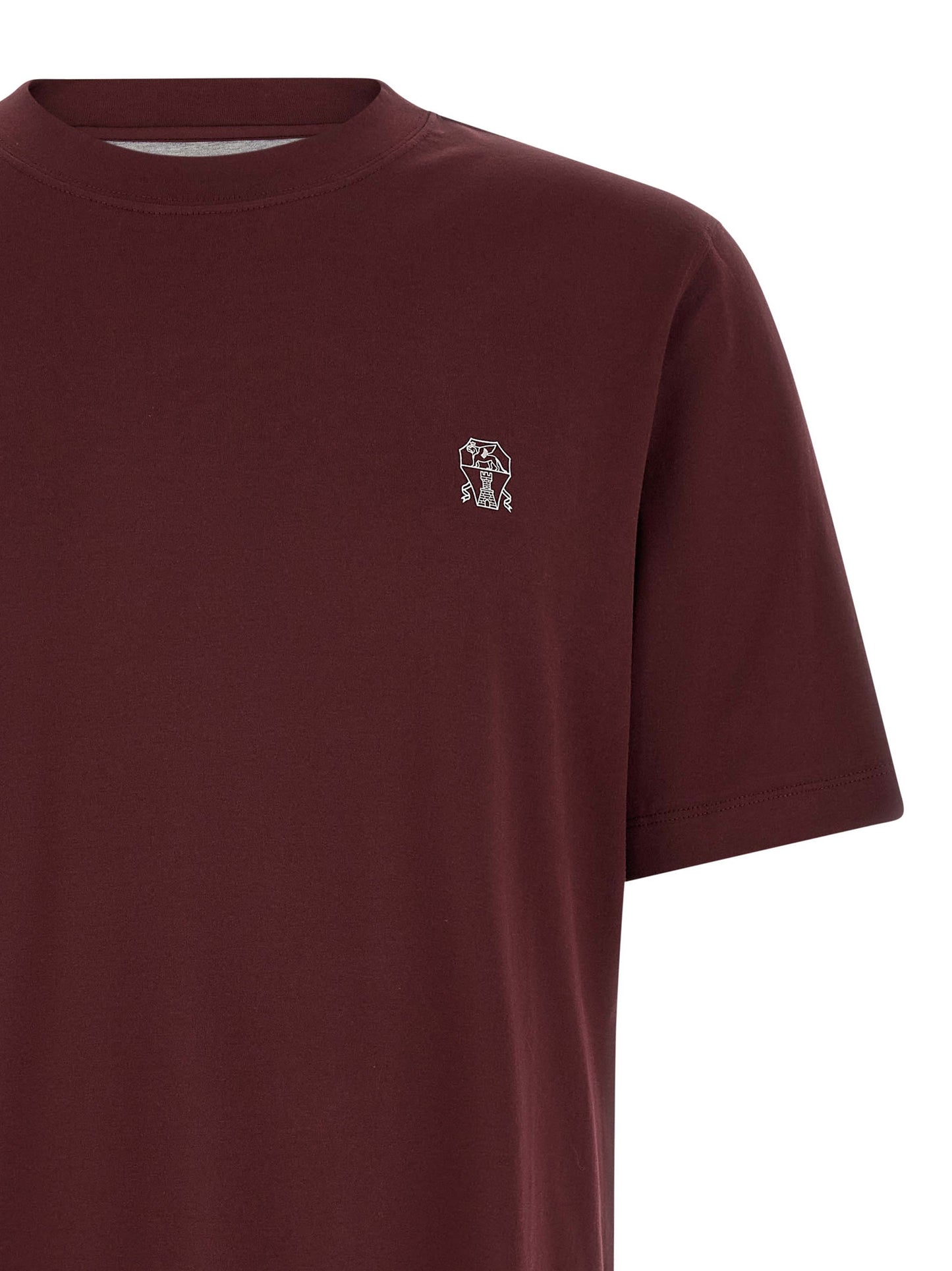 Brunello Cucinelli Men 'Stemma Solomeo' T-Shirt BRUNELLO CUCINELLI