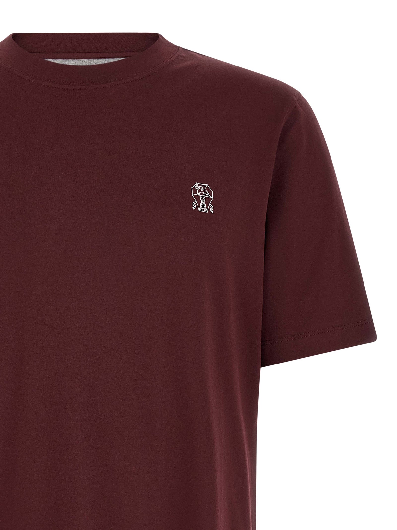 Brunello Cucinelli Men 'Stemma Solomeo' T-Shirt BRUNELLO CUCINELLI