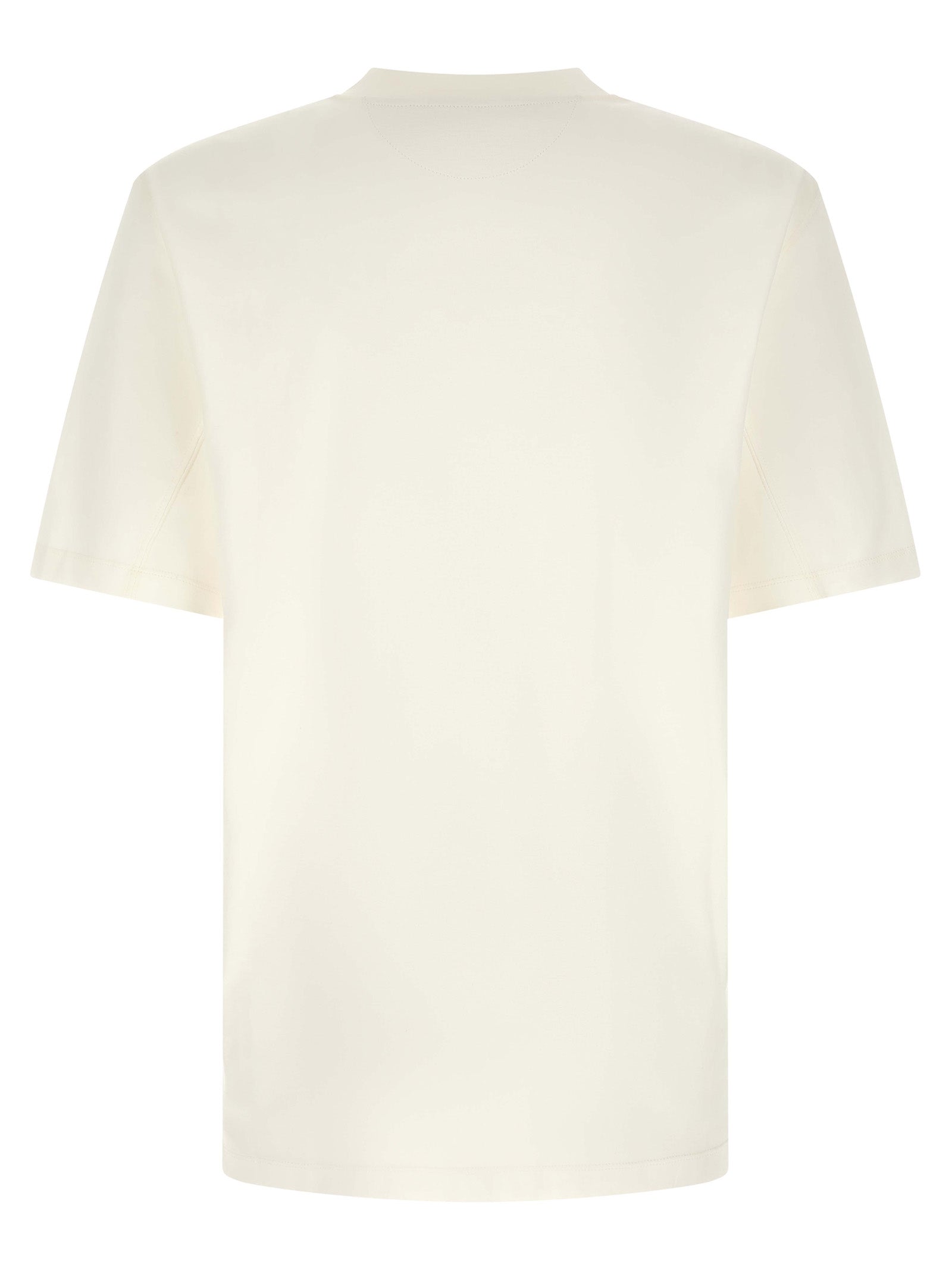 Brunello Cucinelli Men Logo Embroidery T-Shirt BRUNELLO CUCINELLI
