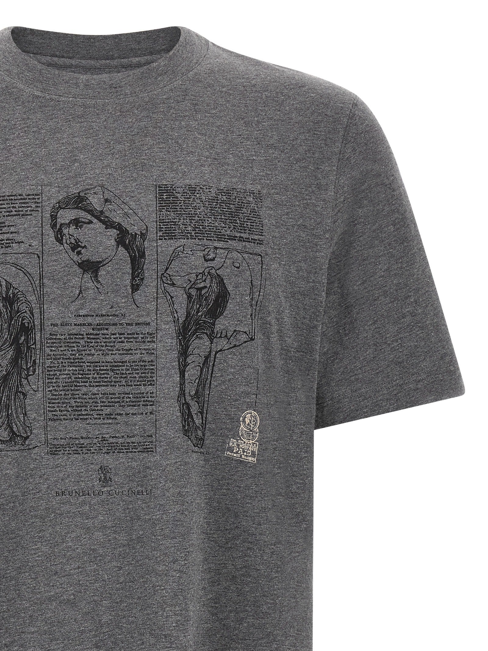 Brunello Cucinelli Men 'Partenone' T-Shirt BRUNELLO CUCINELLI