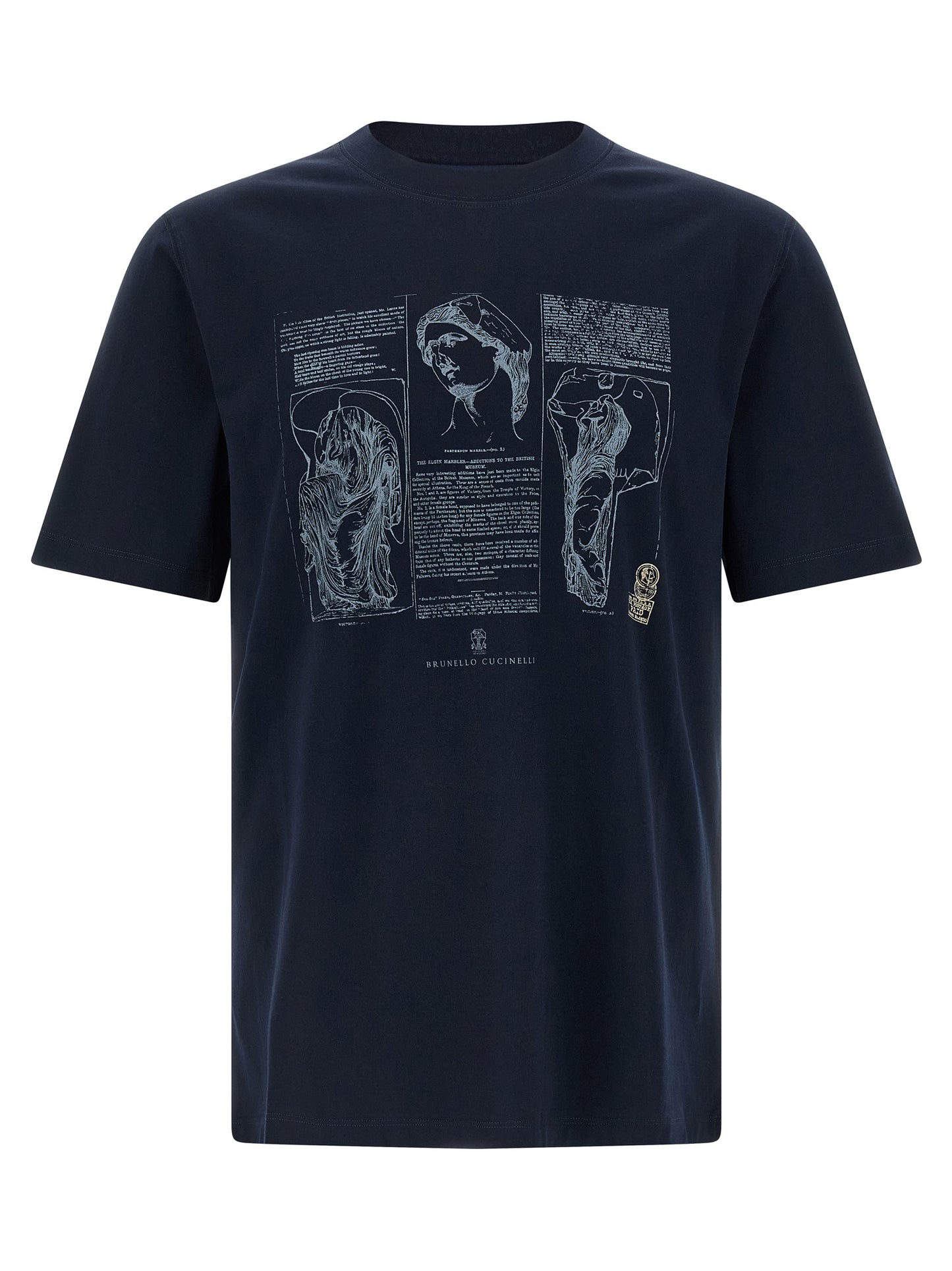 Brunello Cucinelli Men Printed T-Shirt BRUNELLO CUCINELLI