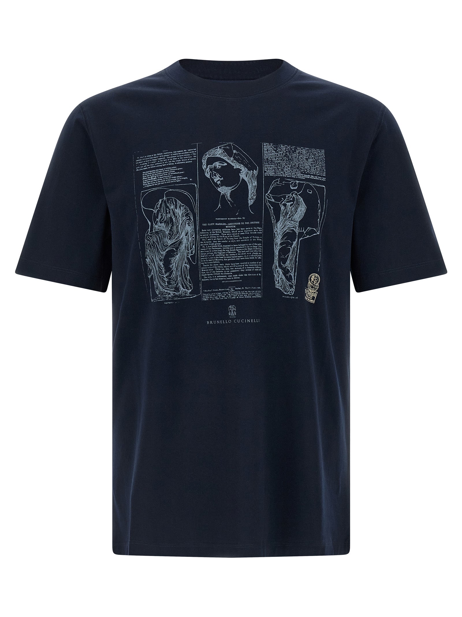 Brunello Cucinelli Men Printed T-Shirt BRUNELLO CUCINELLI