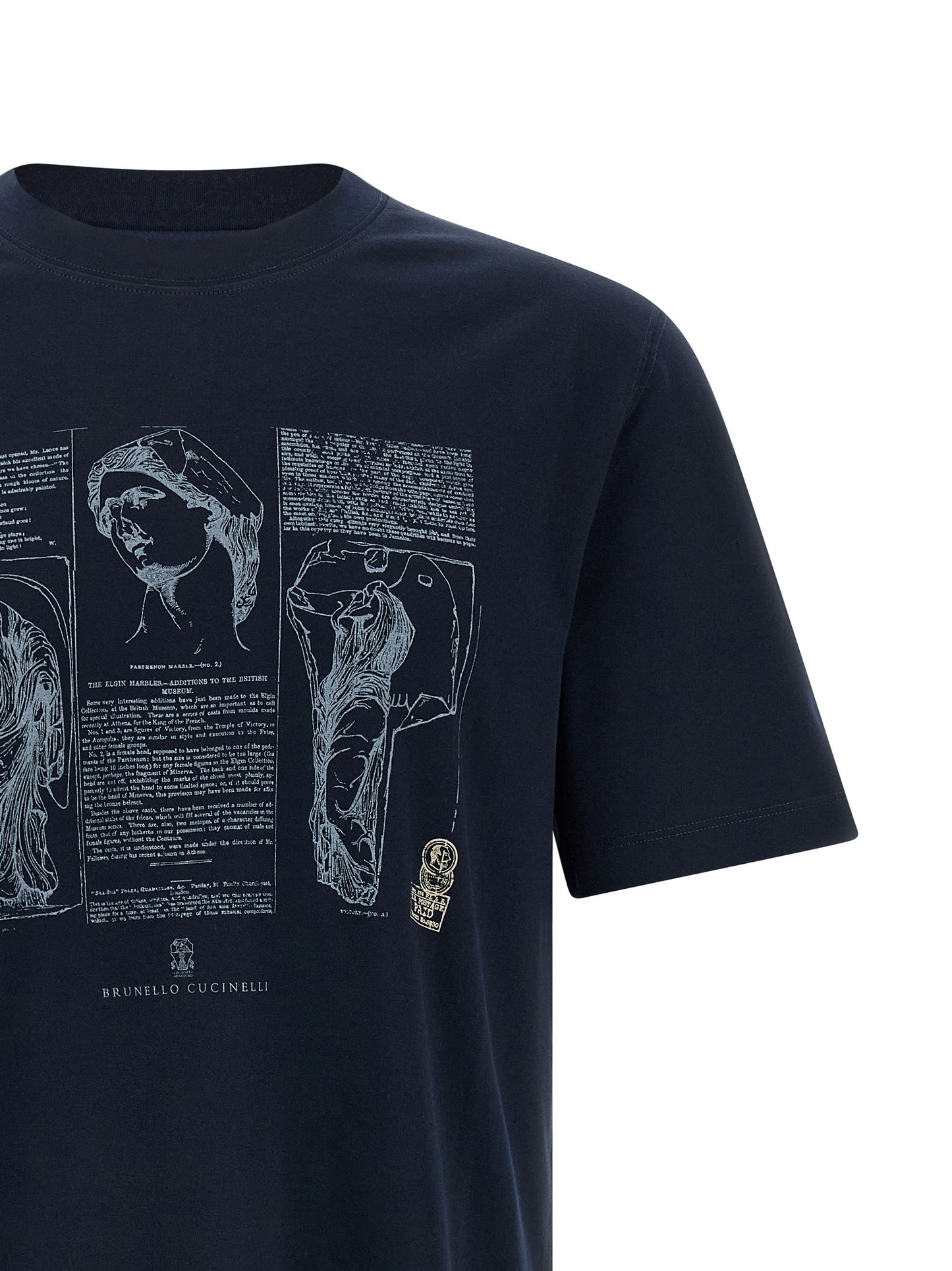 Brunello Cucinelli Men Printed T-Shirt BRUNELLO CUCINELLI