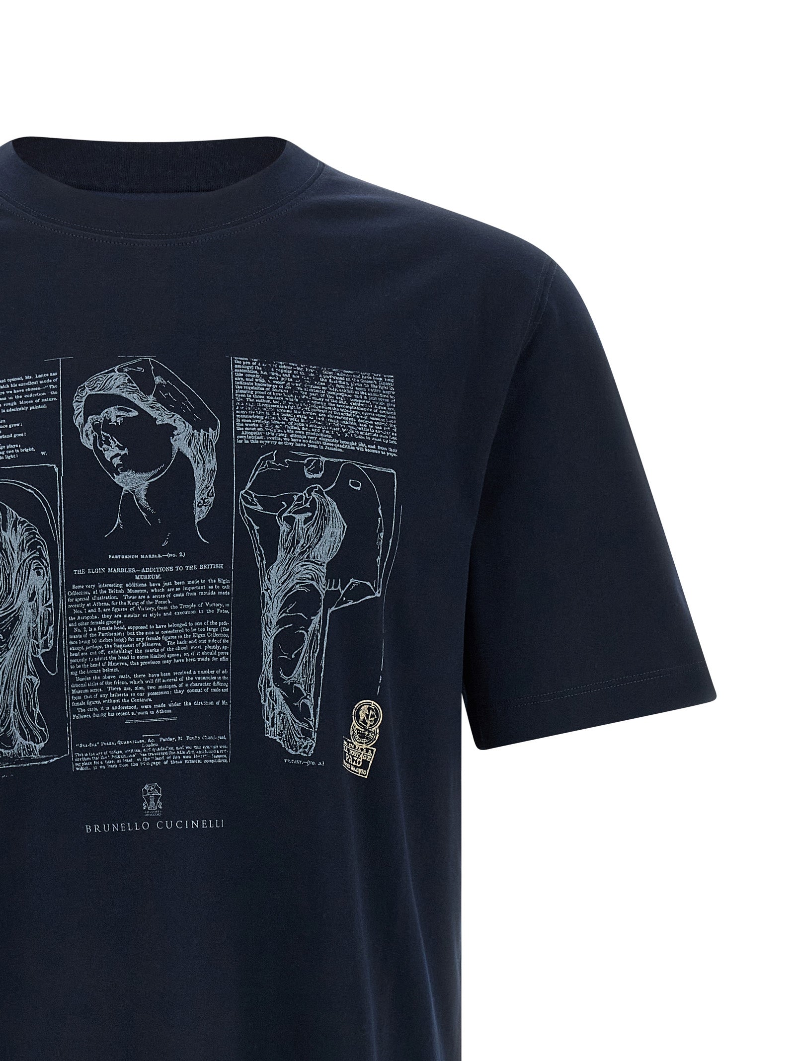 Brunello Cucinelli Men Printed T-Shirt BRUNELLO CUCINELLI