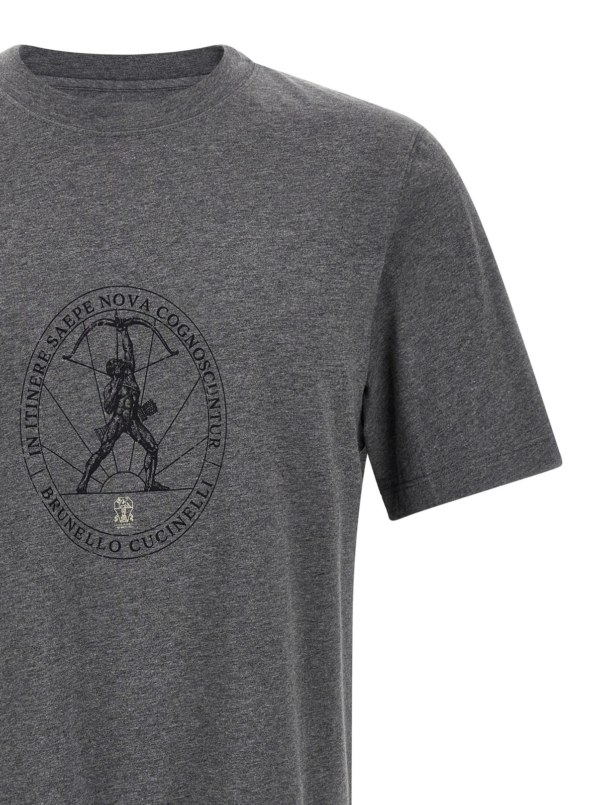 Brunello Cucinelli Men Printed T-Shirt BRUNELLO CUCINELLI