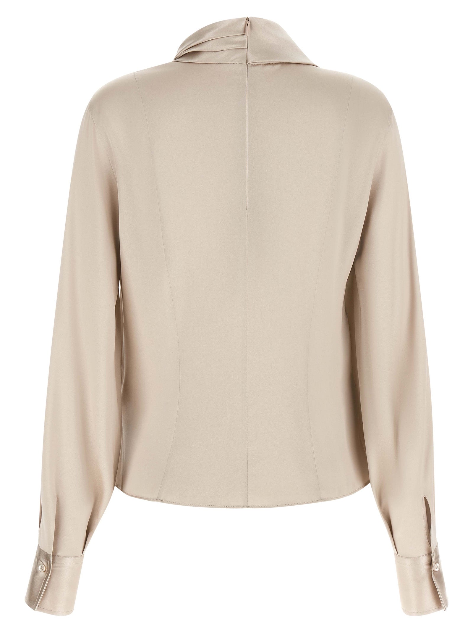 Brunello Cucinelli Women Asymmetric Draped Blouse BRUNELLO CUCINELLI