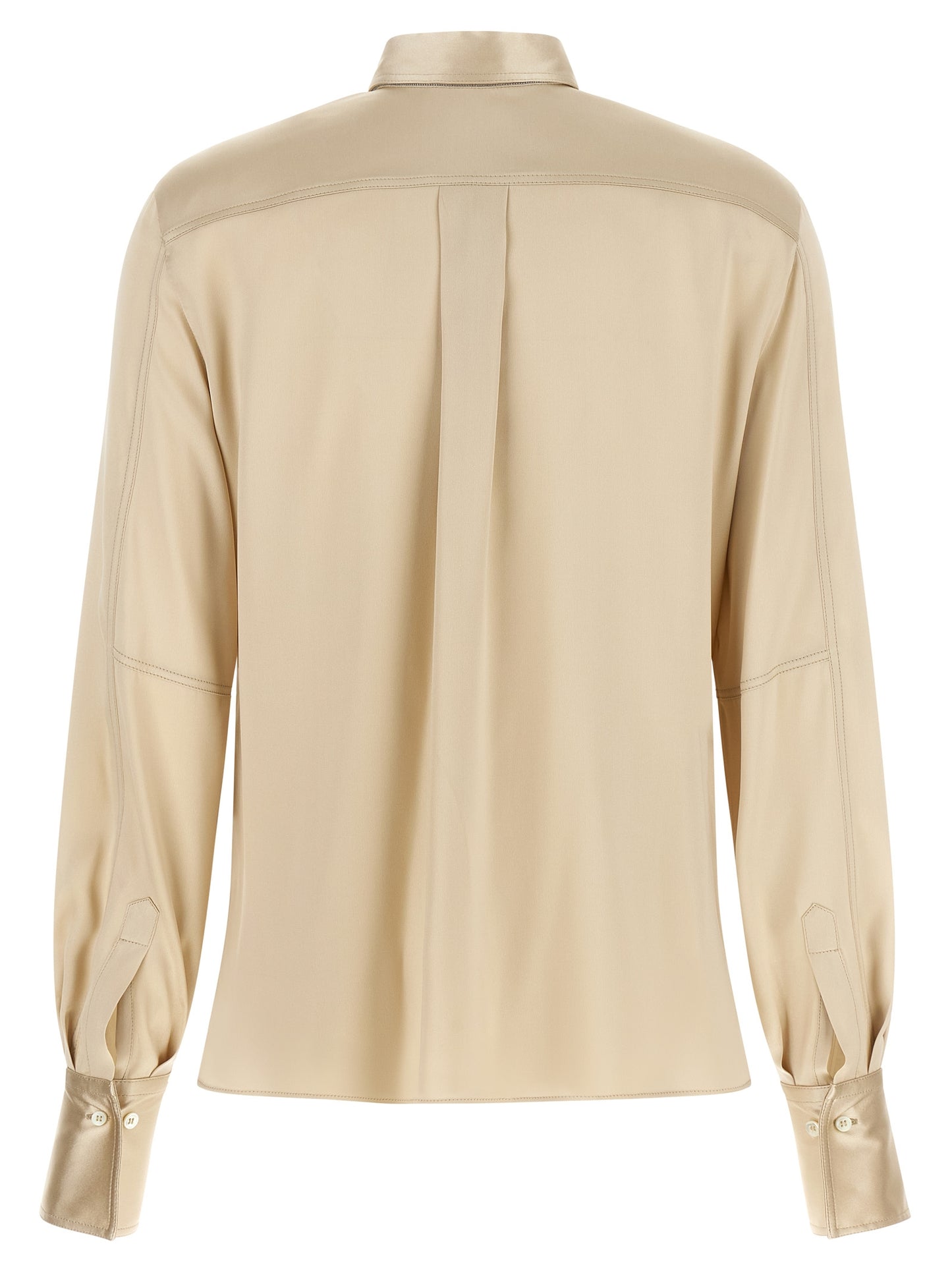 Brunello Cucinelli Women Satin Silk Shirt BRUNELLO CUCINELLI