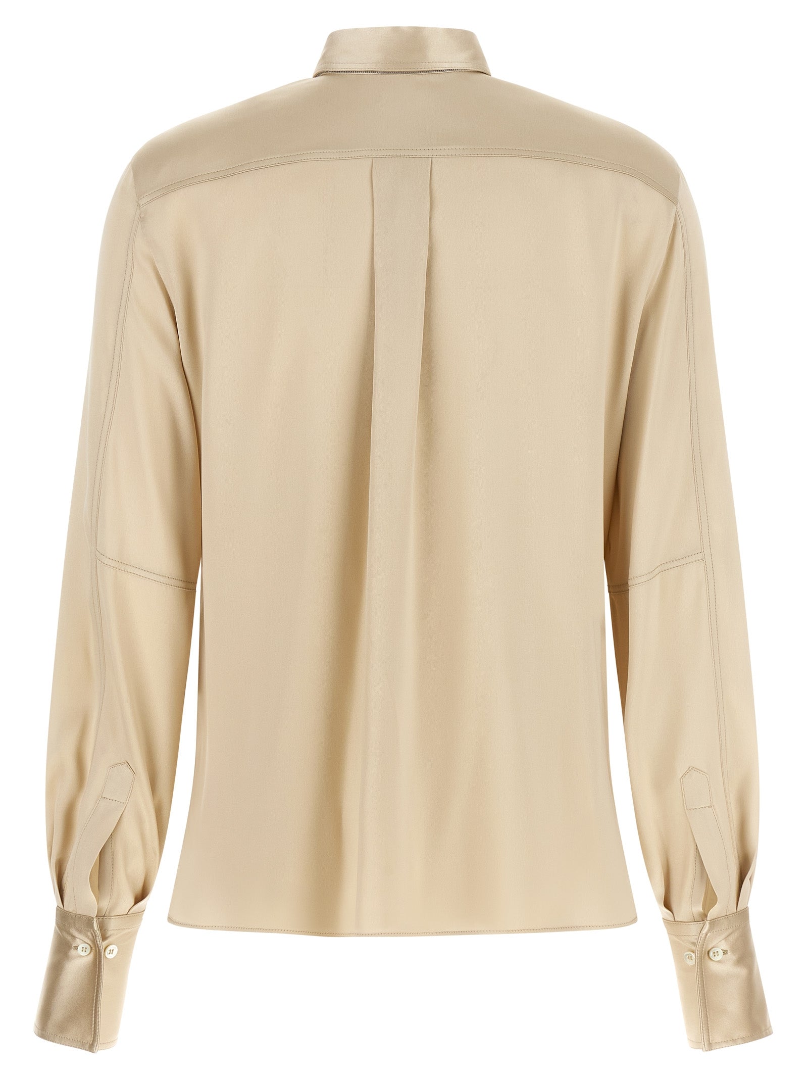 Brunello Cucinelli Women Satin Silk Shirt BRUNELLO CUCINELLI