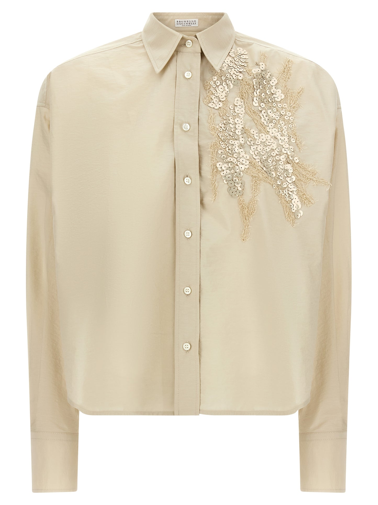 Brunello Cucinelli Women 'Dazzling Seabed Embroidery' Shirt BRUNELLO CUCINELLI