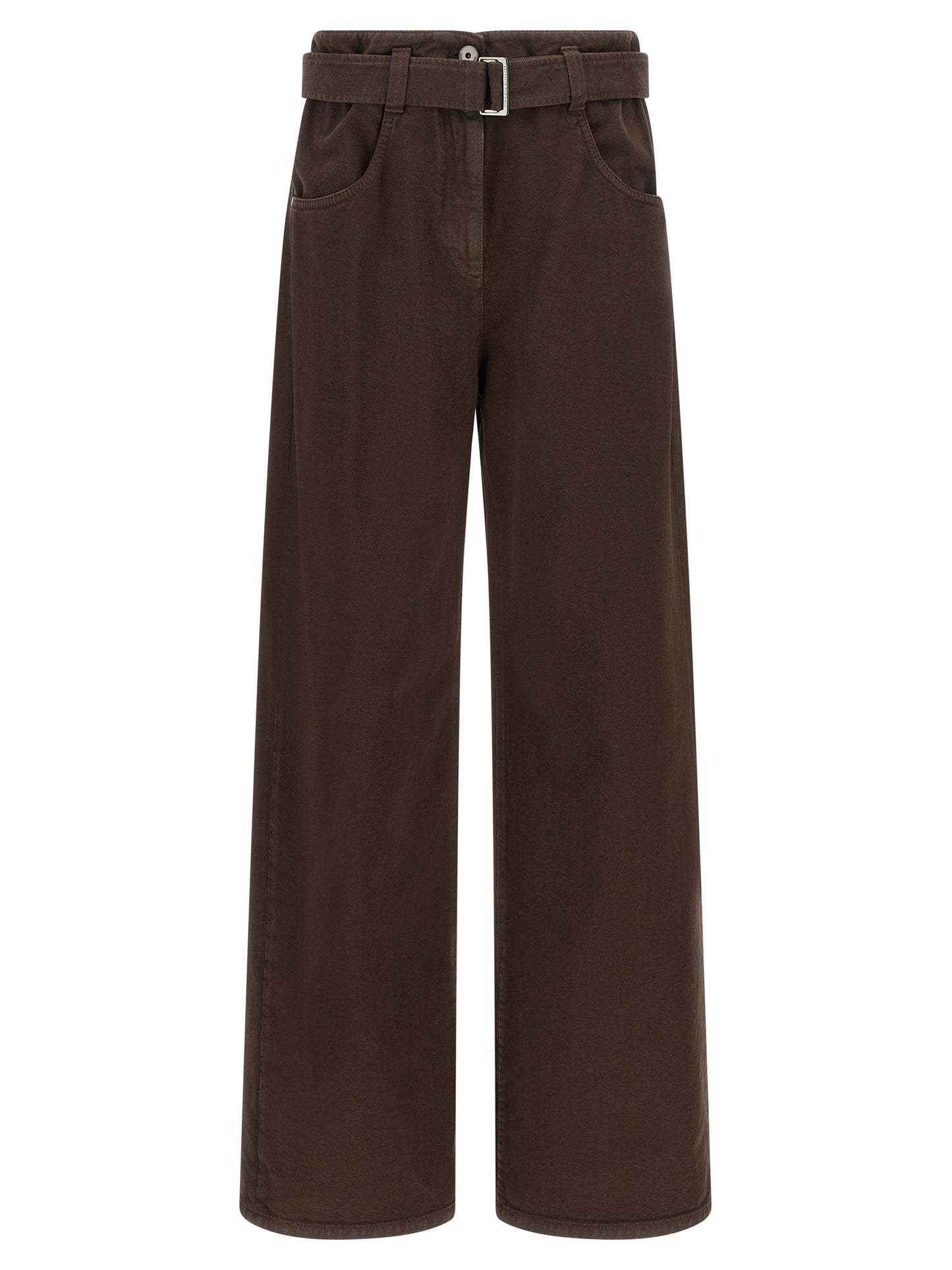Brunello Cucinelli Women Belted Jeans BRUNELLO CUCINELLI