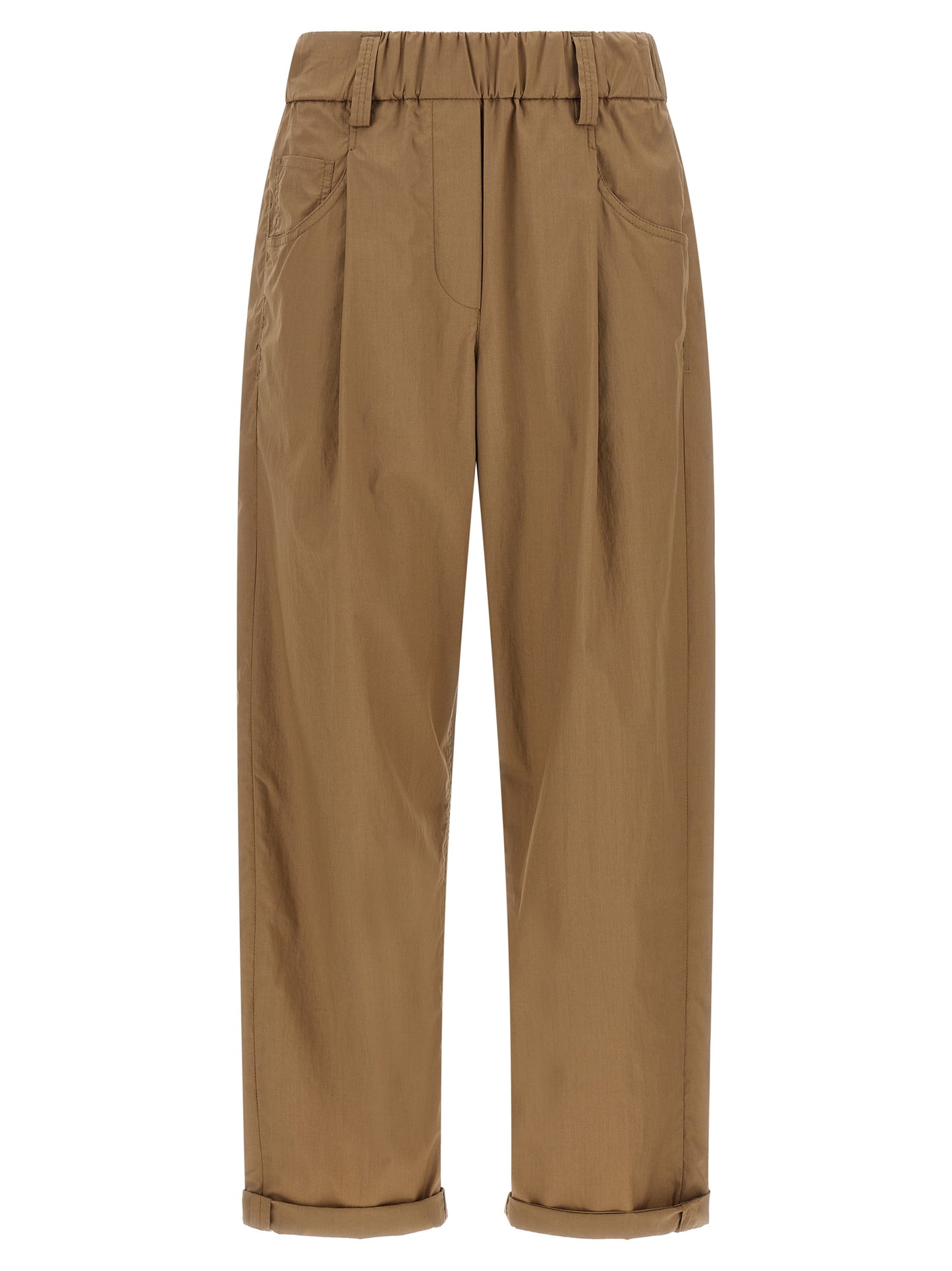 Brunello Cucinelli Women 'Track' Poplin Pants BRUNELLO CUCINELLI