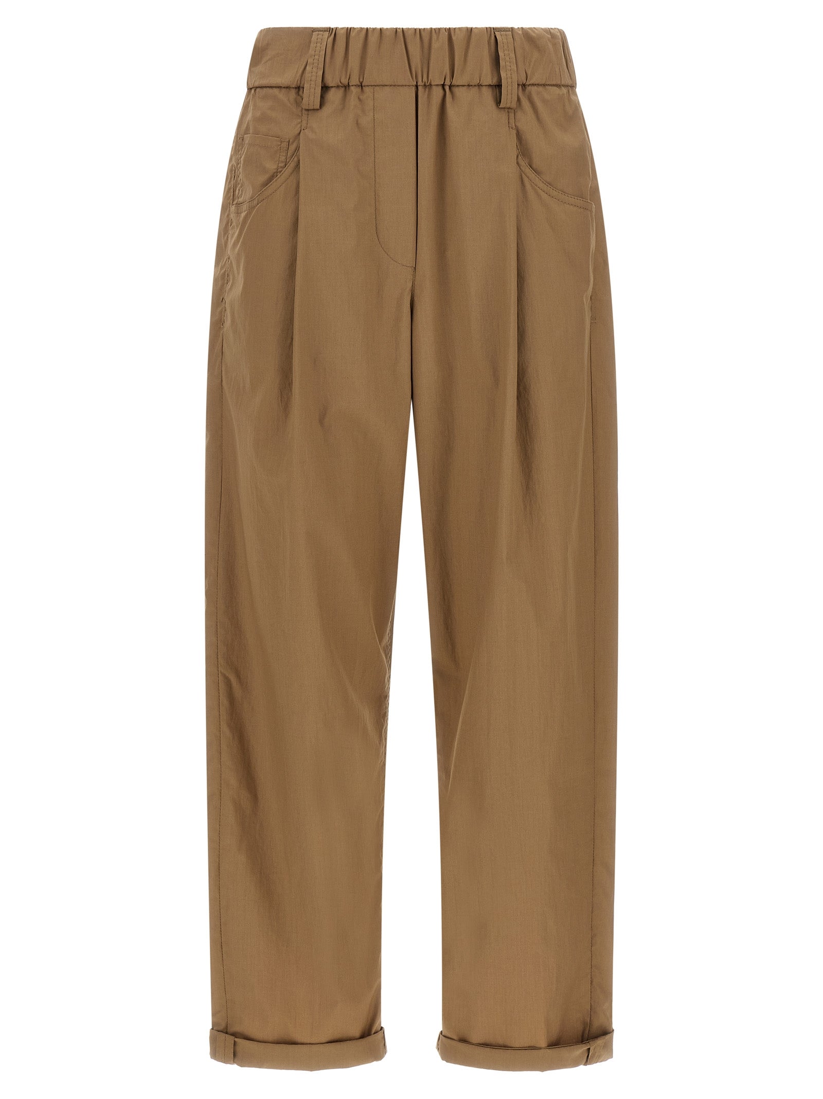 Brunello Cucinelli Women 'Track' Poplin Pants BRUNELLO CUCINELLI