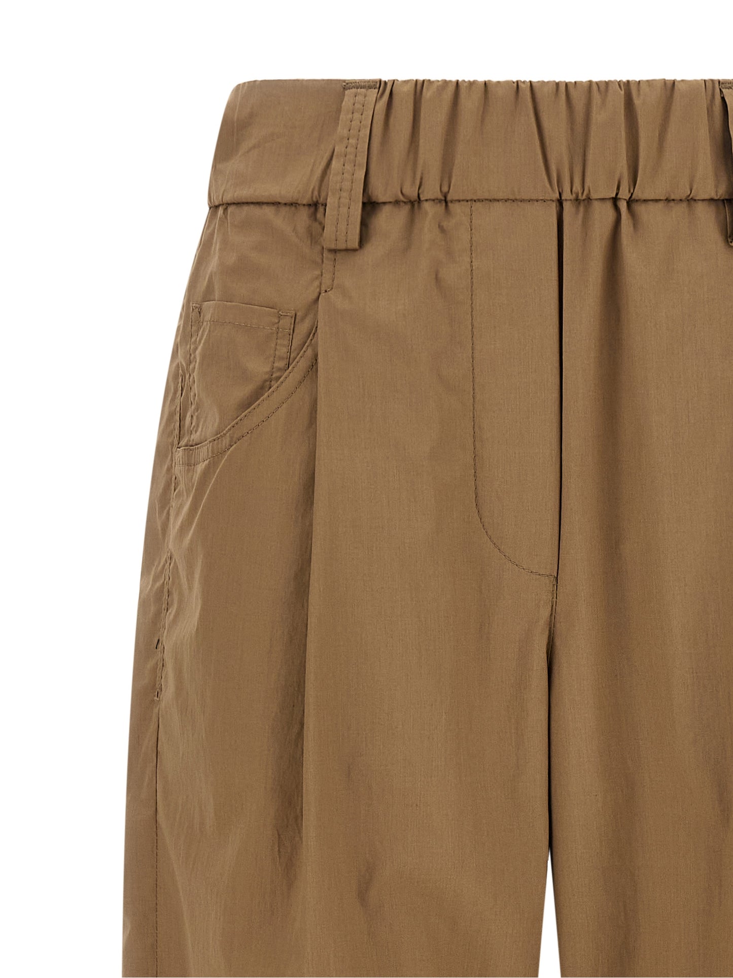 Brunello Cucinelli Women 'Track' Poplin Pants BRUNELLO CUCINELLI