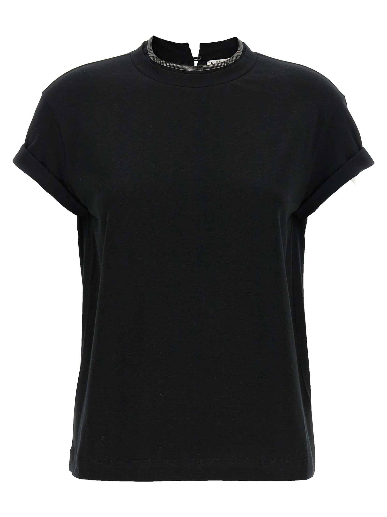 Brunello Cucinelli Women Monile Crew-Neck T-Shirt BRUNELLO CUCINELLI