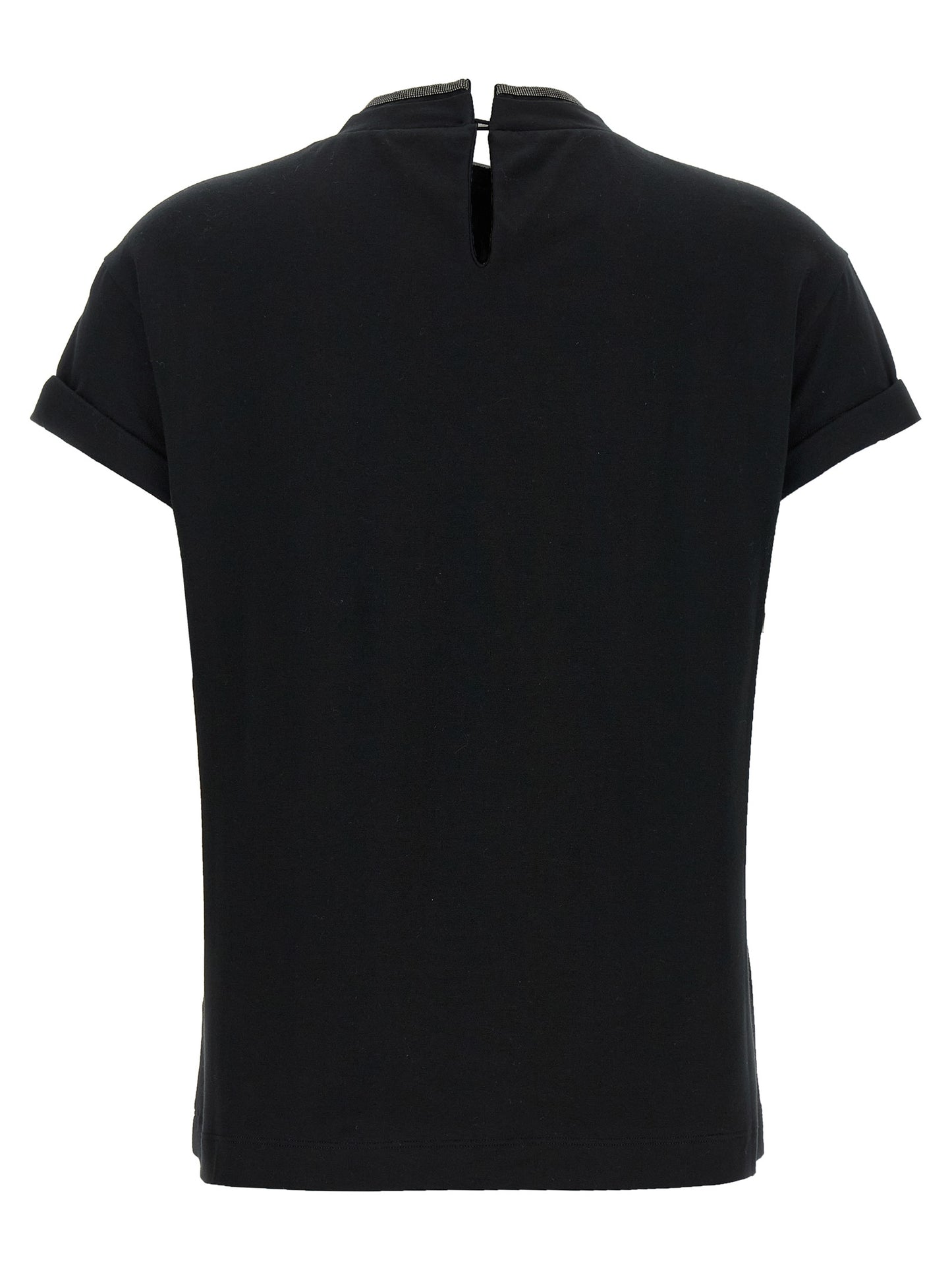 Brunello Cucinelli Women Monile Crew-Neck T-Shirt BRUNELLO CUCINELLI