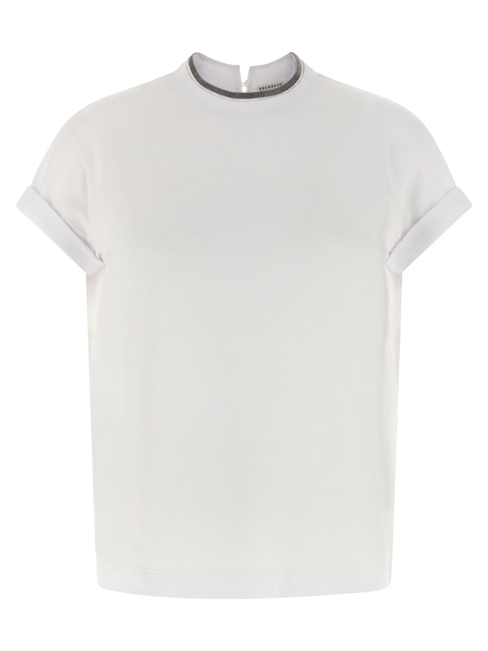 Brunello Cucinelli Women ‘Monile’ Jersey T-Shirt BRUNELLO CUCINELLI
