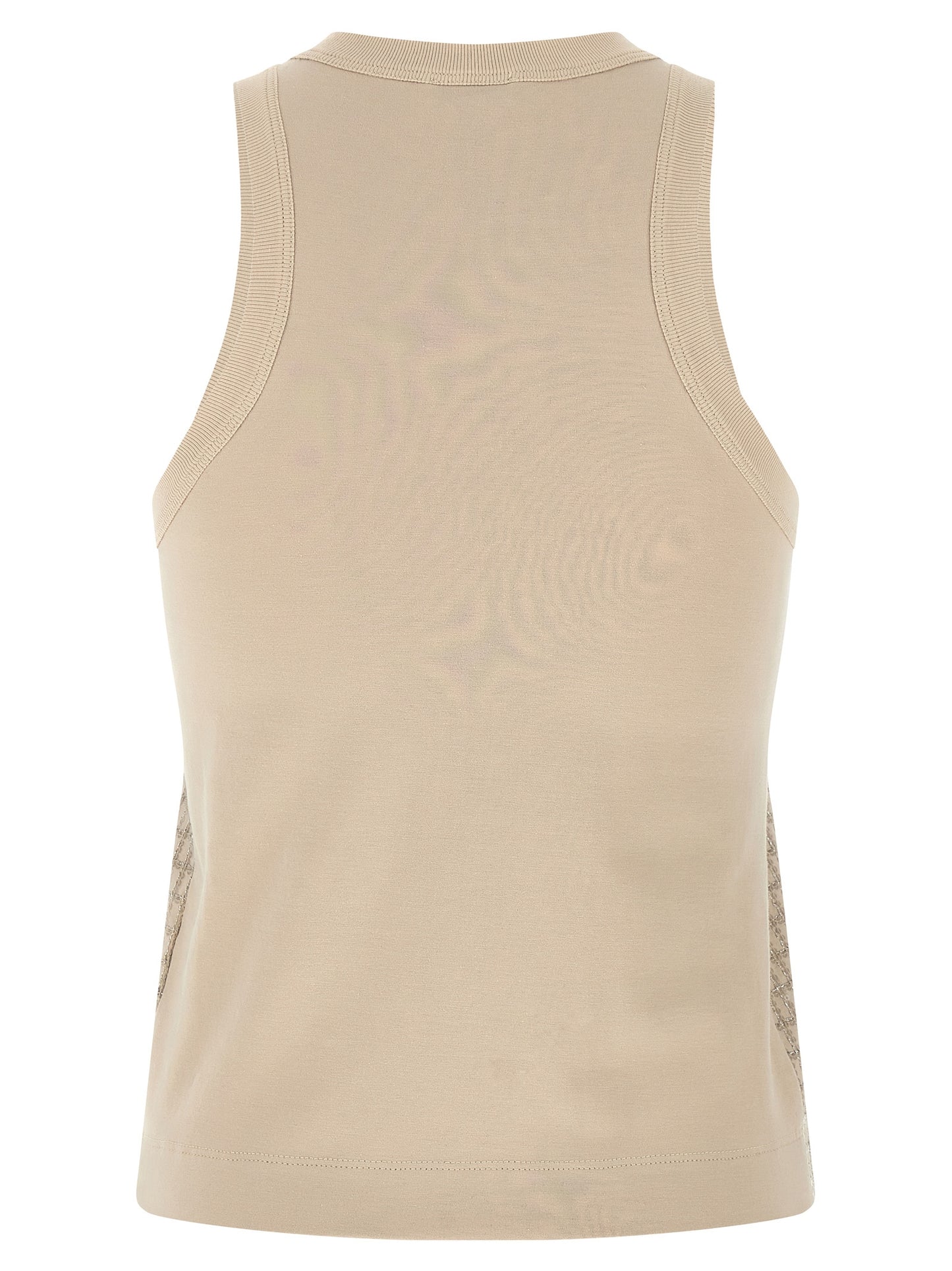 Brunello Cucinelli Women 'Dazzling Check Embroidery' Top BRUNELLO CUCINELLI