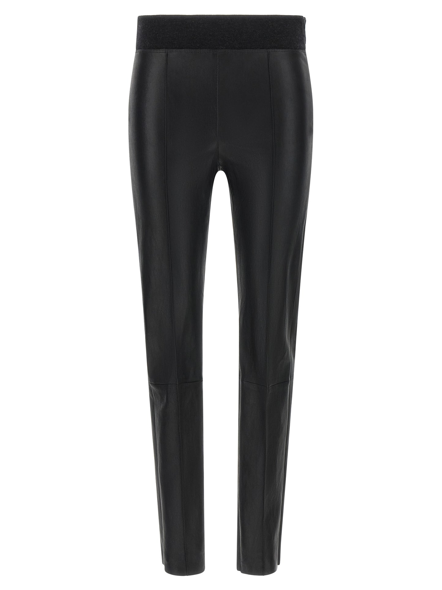 Brunello Cucinelli Women Stretch Nappa Leather Leggings BRUNELLO CUCINELLI