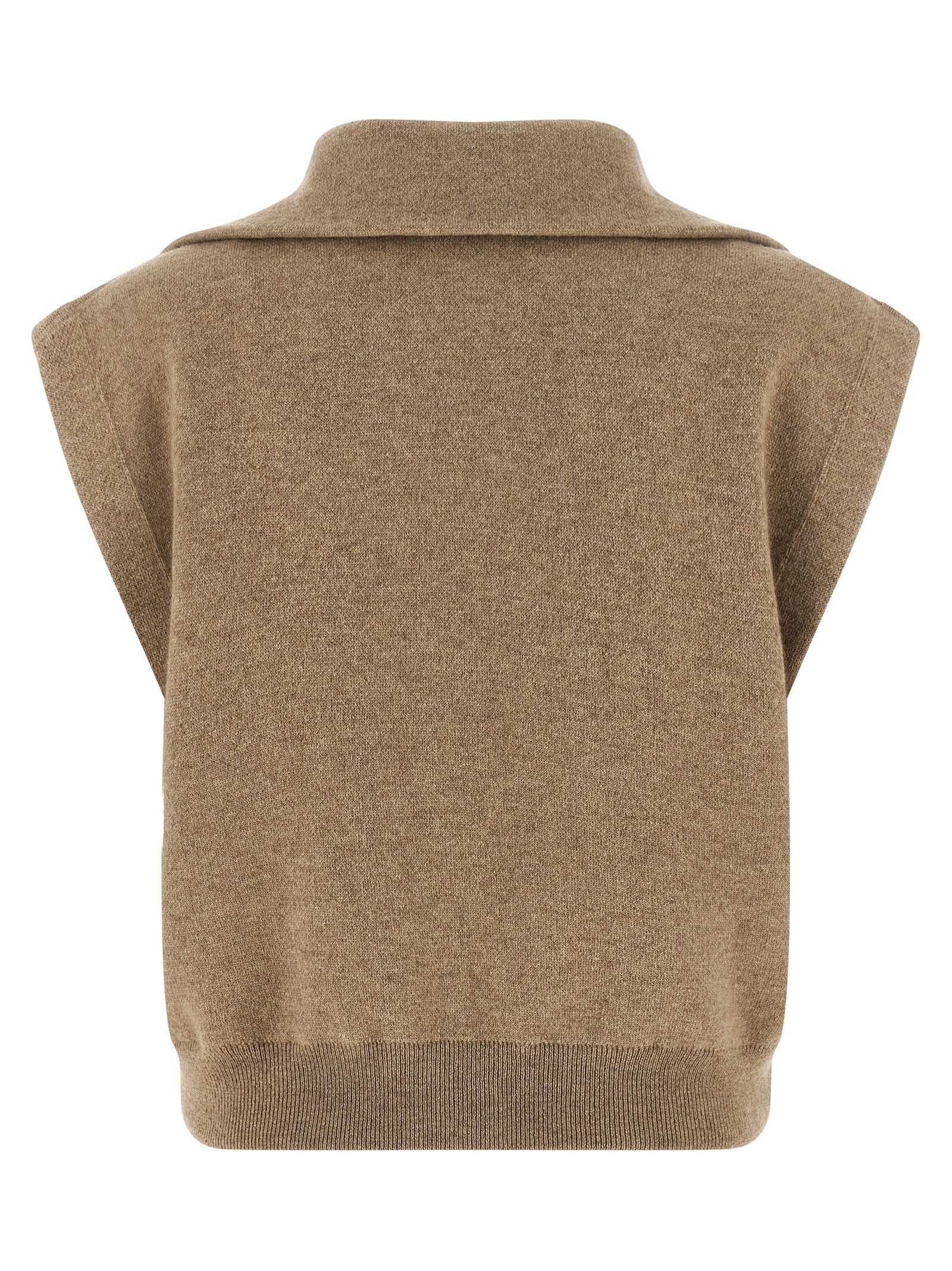 Brunello Cucinelli Women 'Shiny Zipper Pull' Vest BRUNELLO CUCINELLI