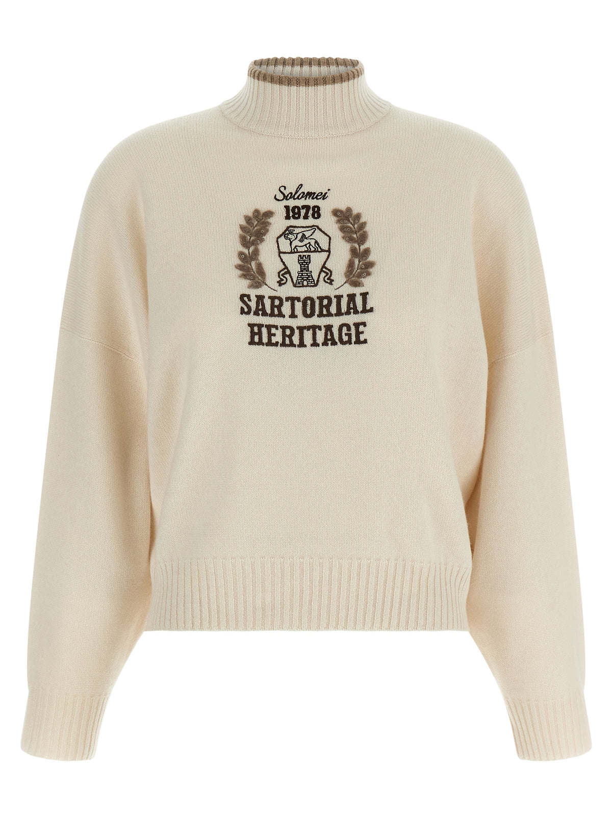 Brunello Cucinelli Women Heraldic Embroidery Sweater BRUNELLO CUCINELLI