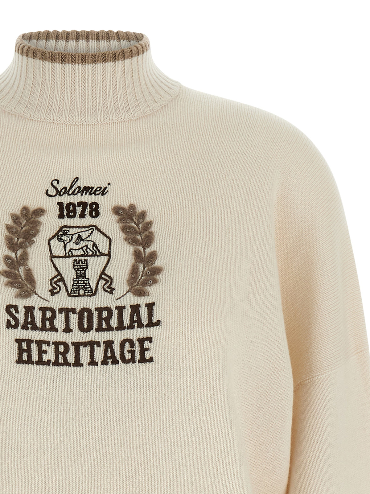 Brunello Cucinelli Women Heraldic Embroidery Sweater BRUNELLO CUCINELLI