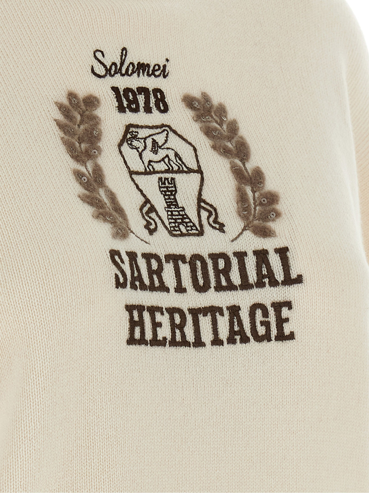 Brunello Cucinelli Women Heraldic Embroidery Sweater BRUNELLO CUCINELLI