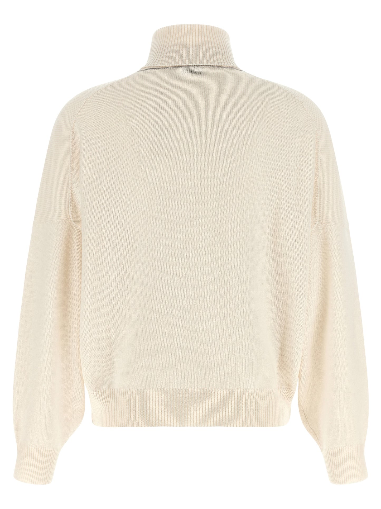 Brunello Cucinelli Women Ribbed High Neck Beam BRUNELLO CUCINELLI