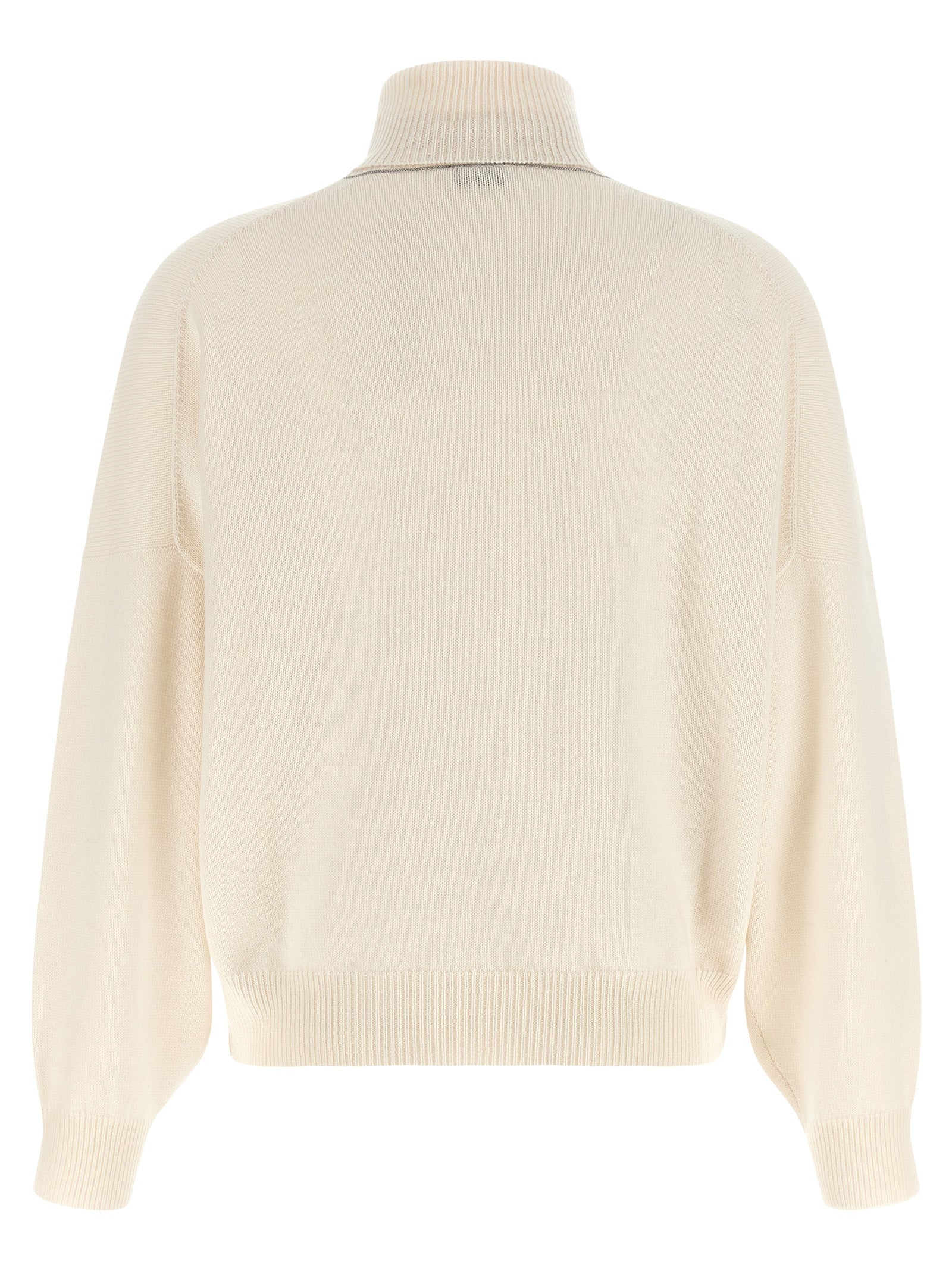 Brunello Cucinelli Women Ribbed High Neck Beam BRUNELLO CUCINELLI