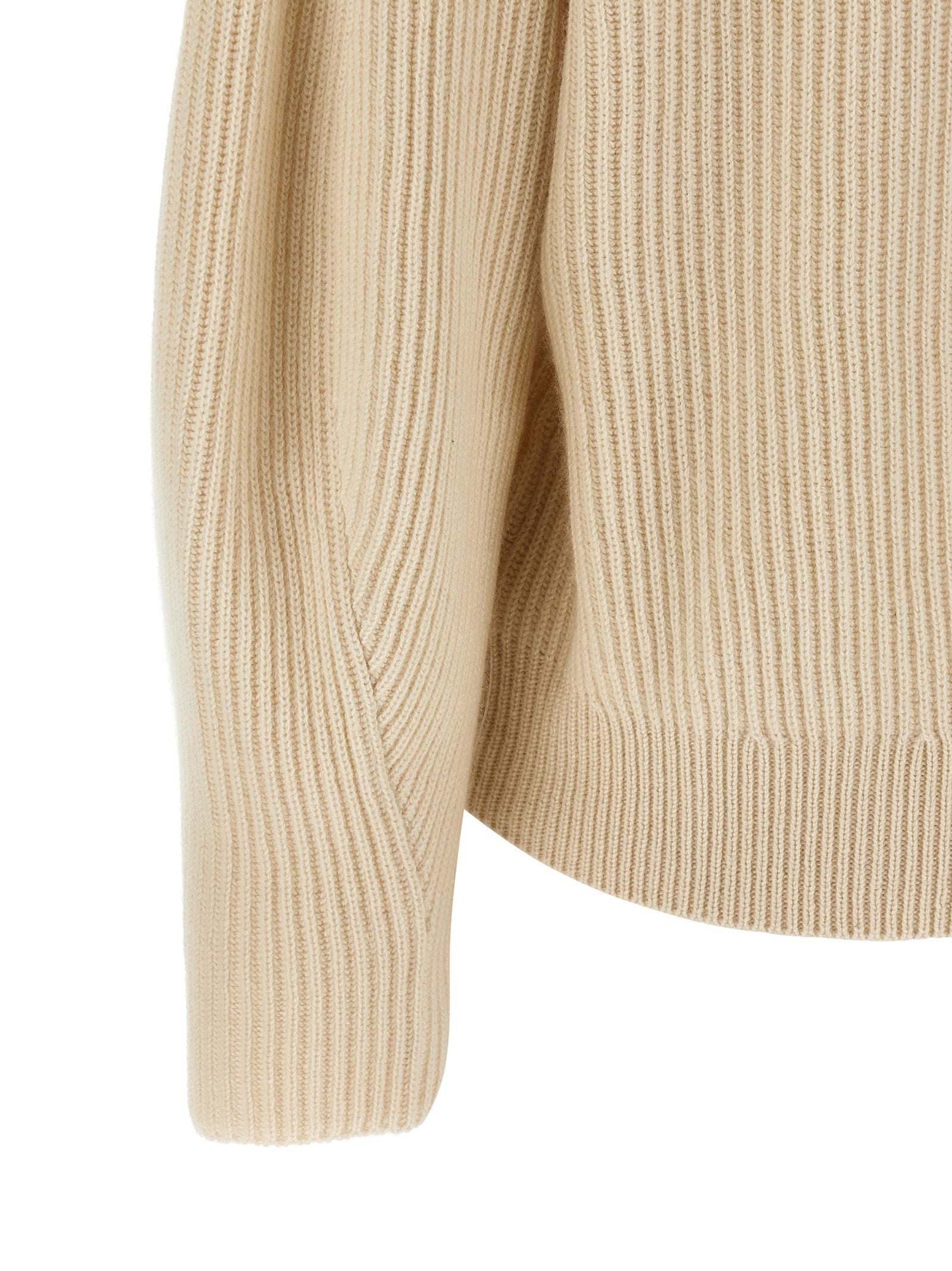 Brunello Cucinelli Women Shawl Neck Ribbed Sweater BRUNELLO CUCINELLI