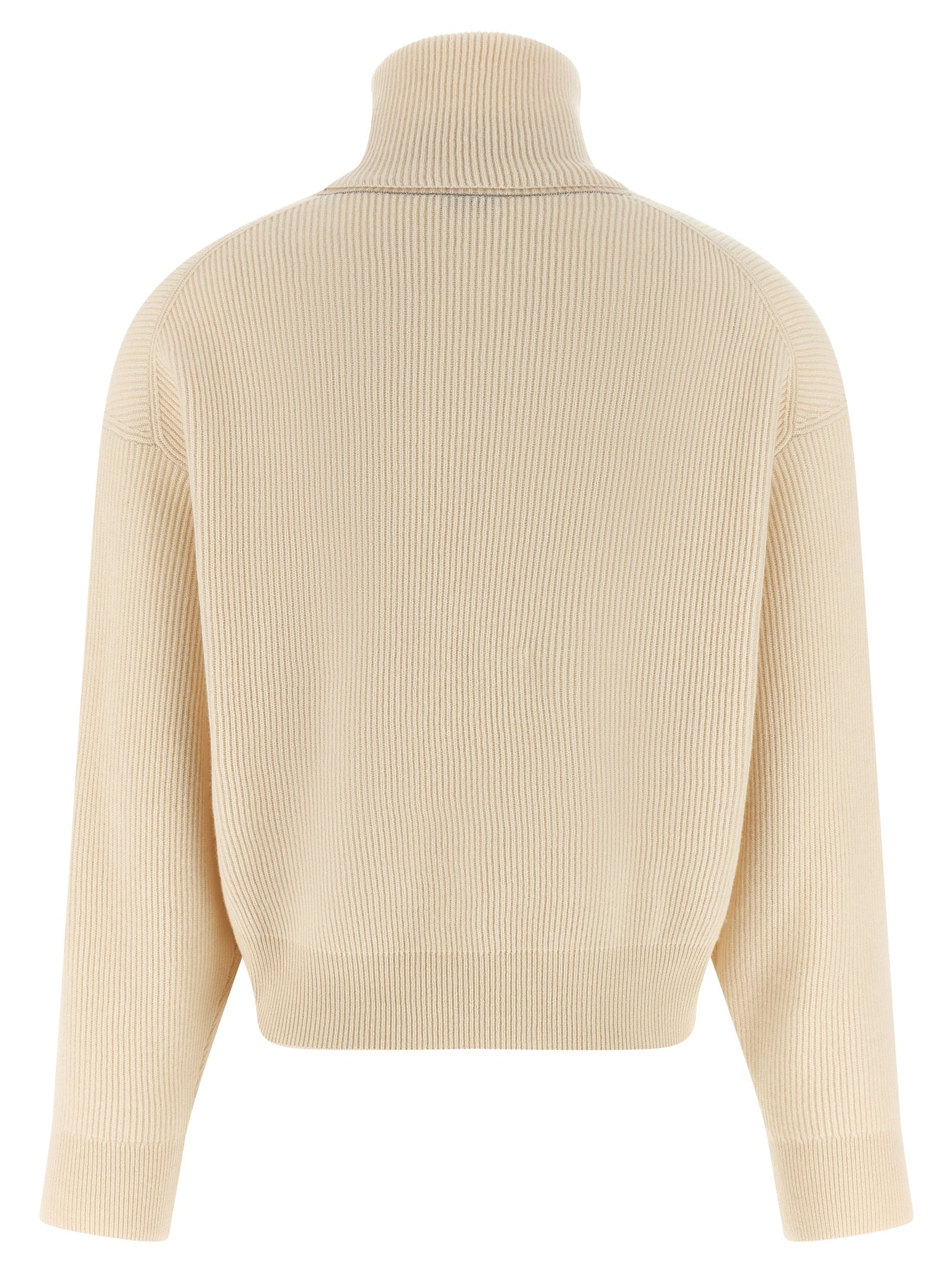 Brunello Cucinelli Women English Ribbed Sweater BRUNELLO CUCINELLI