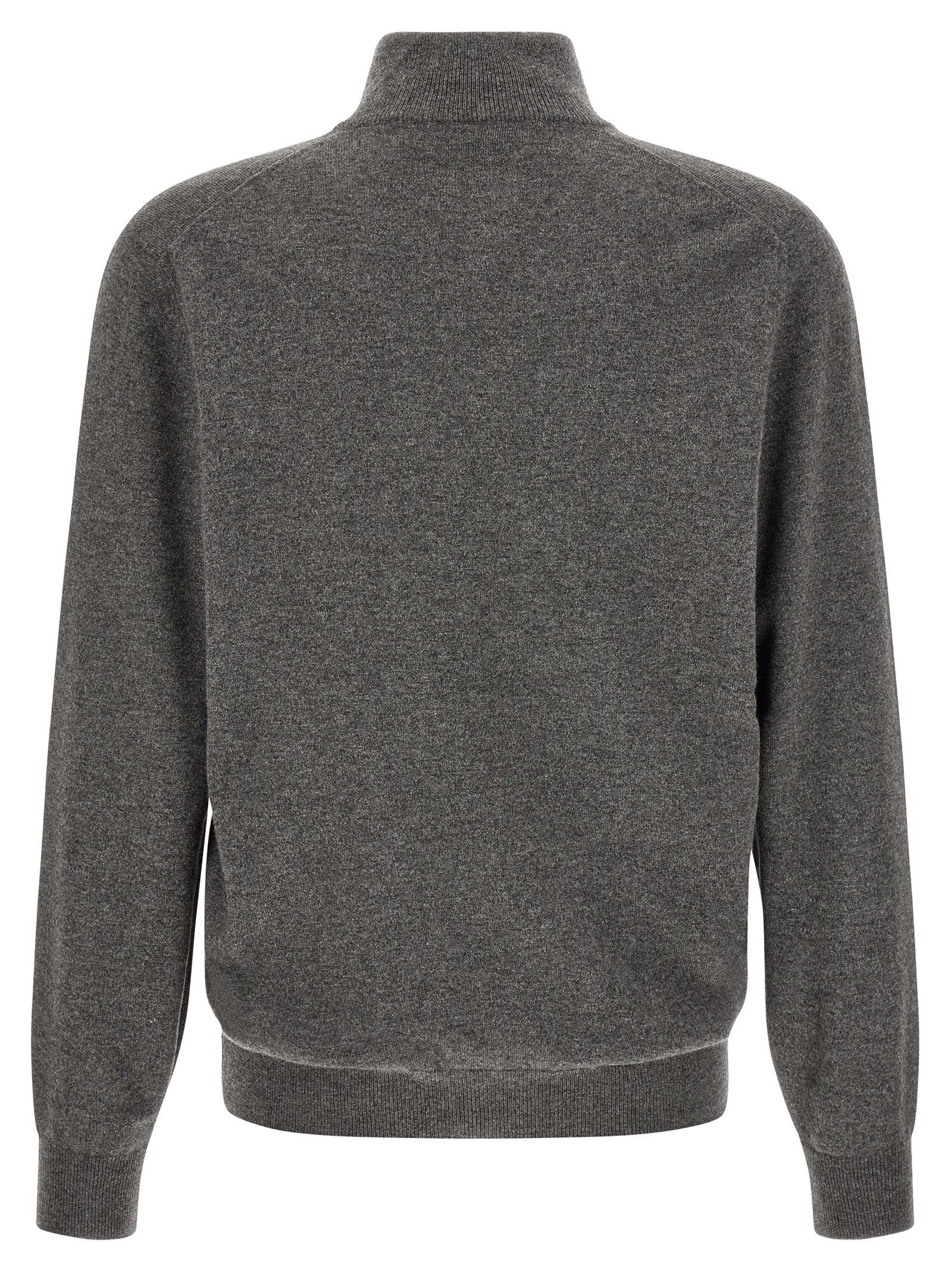 Brunello Cucinelli Men Half-Zip Cashmere Sweater BRUNELLO CUCINELLI