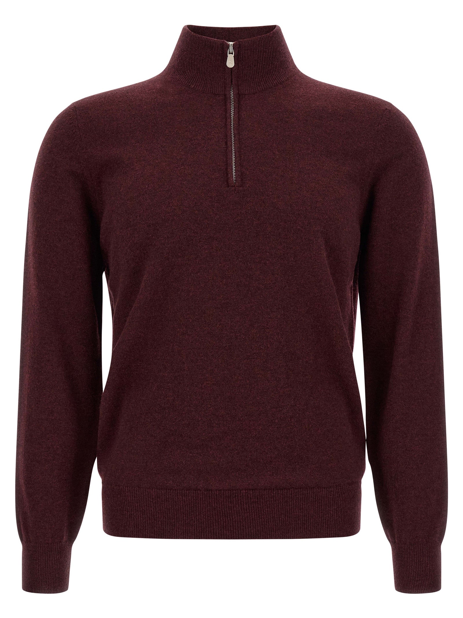 Brunello Cucinelli Men Half-Zip Cashmere Sweater BRUNELLO CUCINELLI