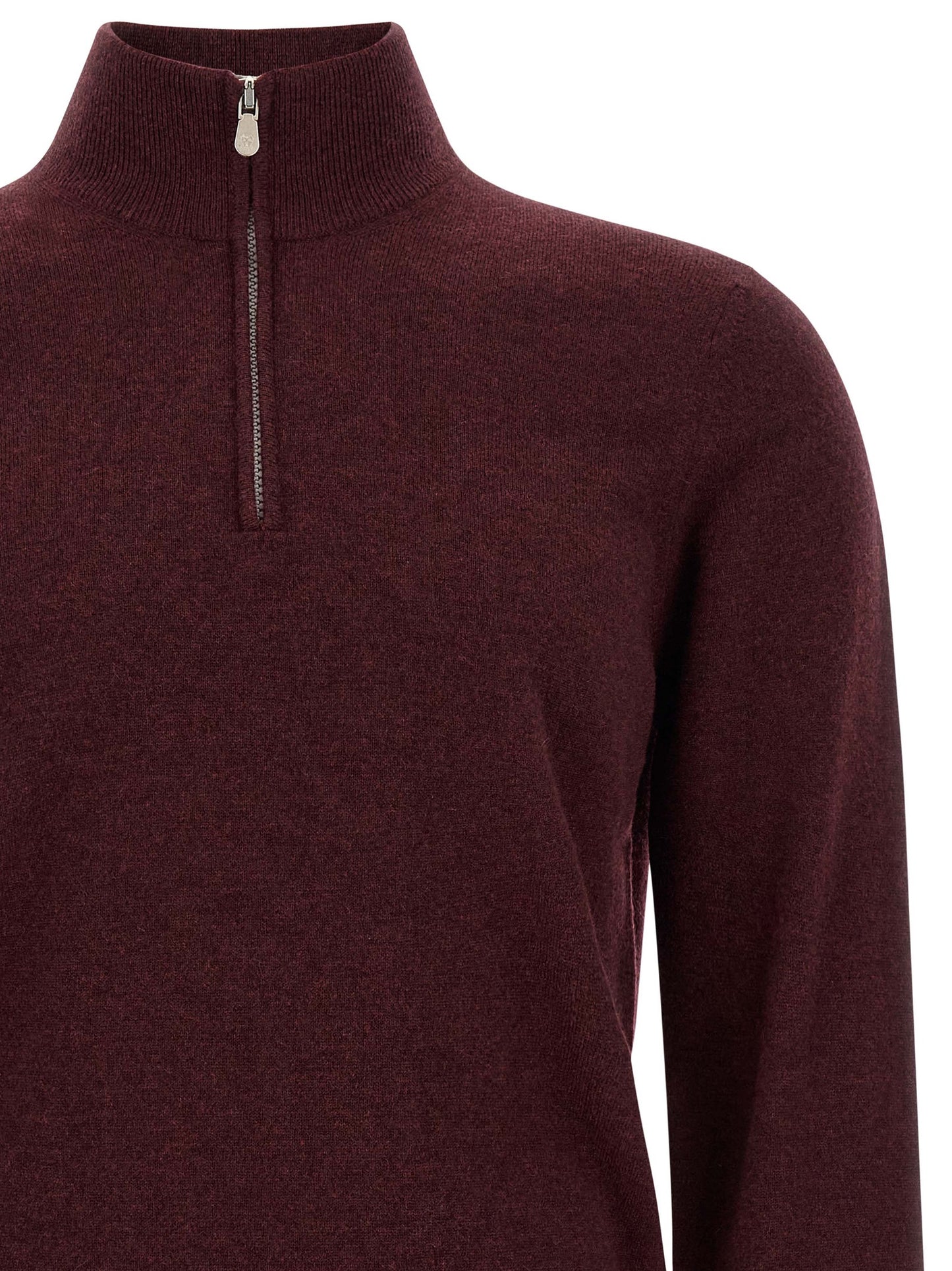 Brunello Cucinelli Men Half-Zip Cashmere Sweater BRUNELLO CUCINELLI