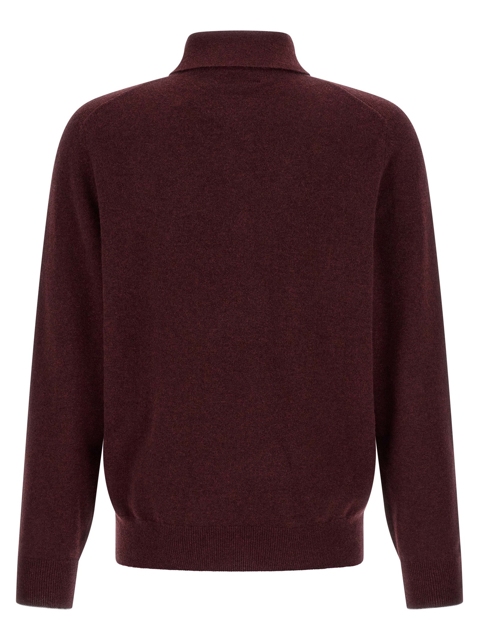 Brunello Cucinelli Men Cashmere Knit Polo Shirt BRUNELLO CUCINELLI